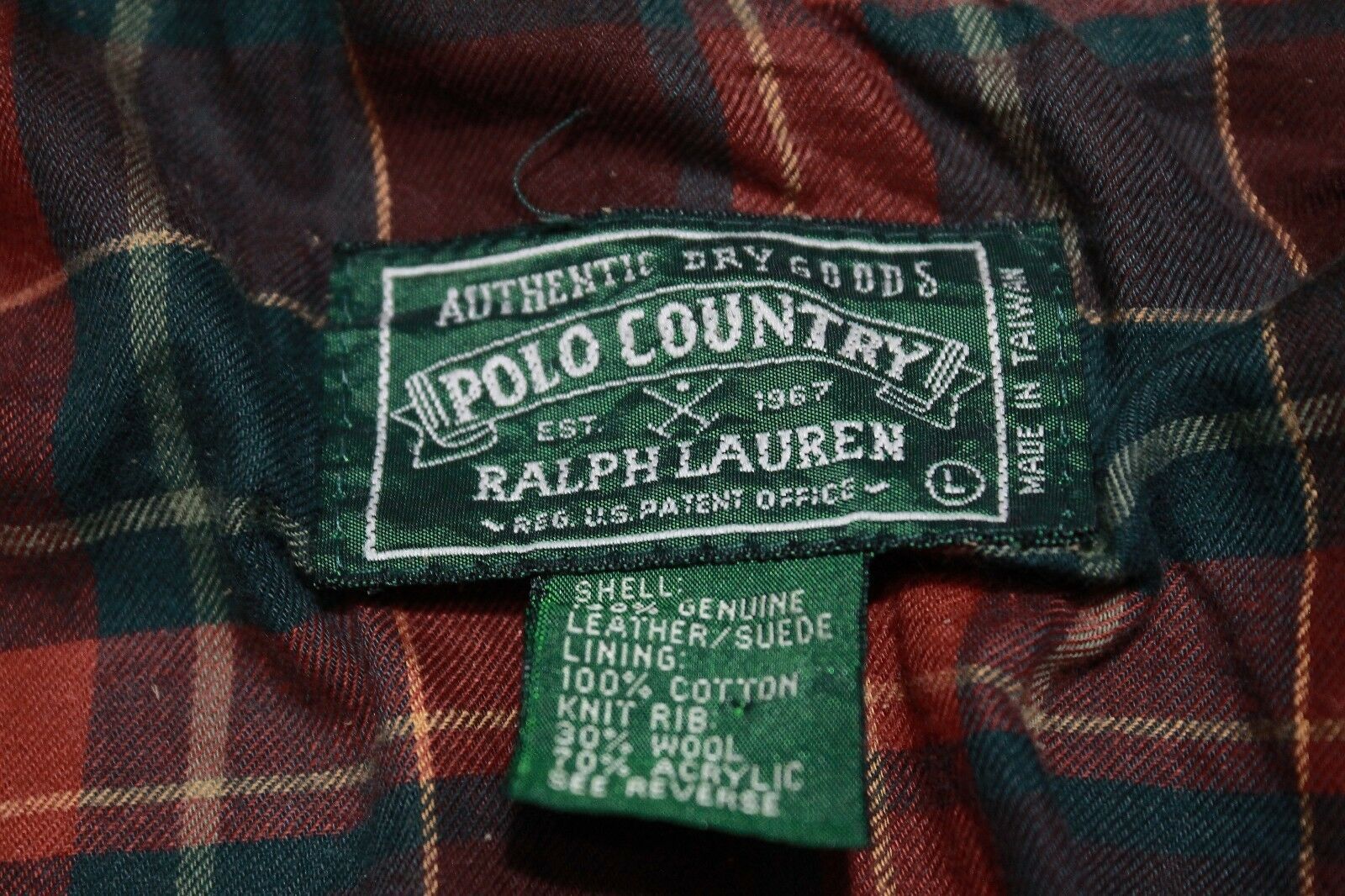 Polo Ralph Lauren × Vintage Polo Country Ralph Lauren Suede Leather Jacket Size US L / EU 52-54 / 3 - 8 Thumbnail