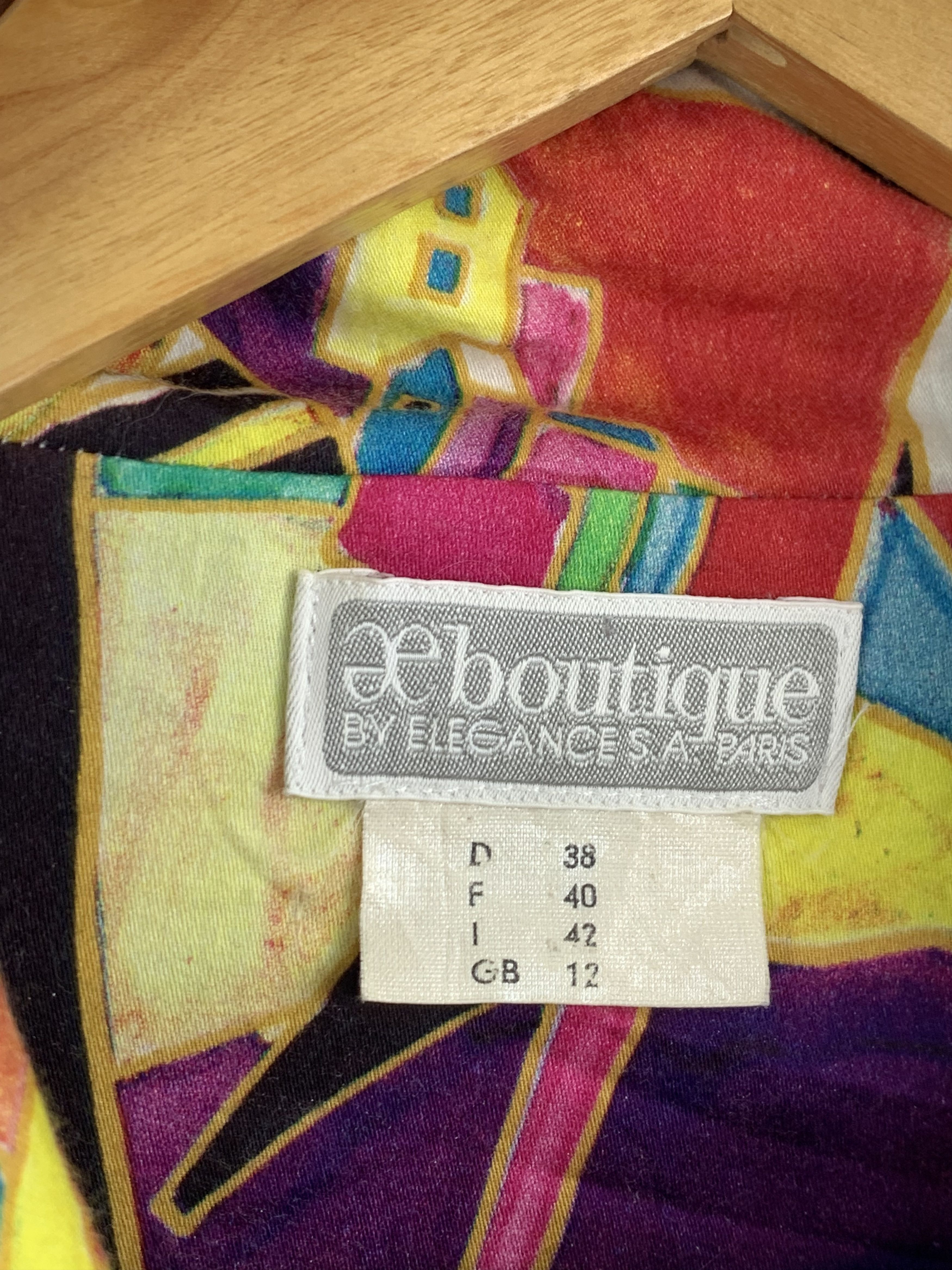 Japanese Brand Vintage ELEGANCE PARIS Retro Zip Up Bomber Jacket Size US XL / EU 56 / 4 - 8 Thumbnail