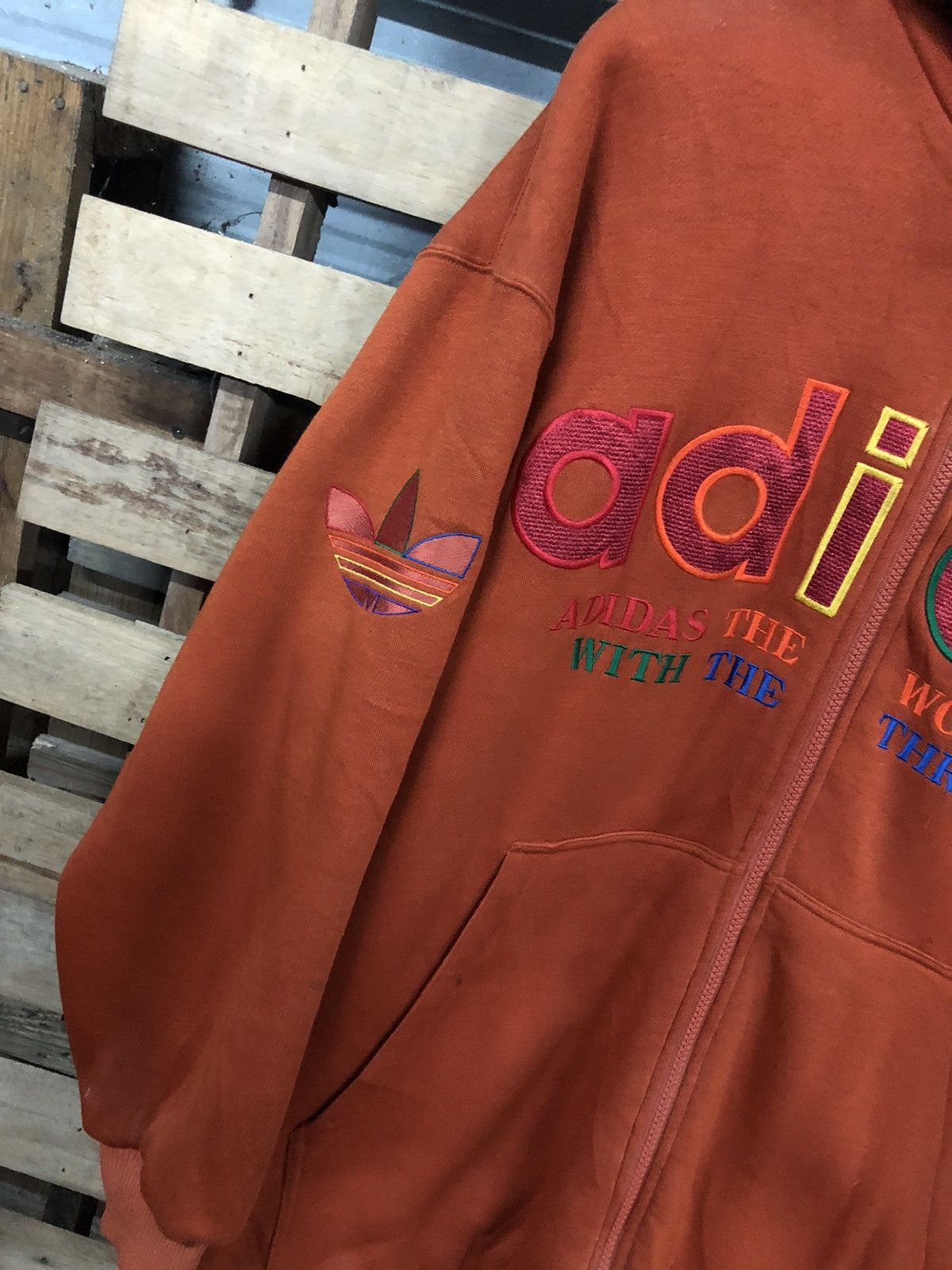 Adidas × Descente Vintage 90s Adidas X Descente Big Logo Sweatshirt Size US M / EU 48-50 / 2 - 4 Thumbnail