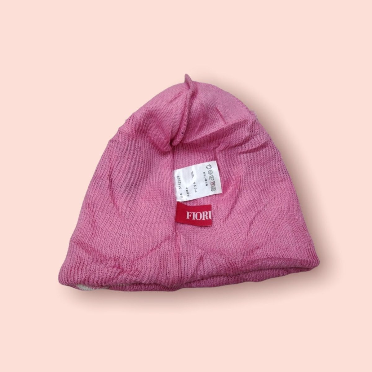 Fiorucci VINTAGE FIORUCCI CUFFED POM BEANIE Size ONE SIZE - 9 Thumbnail