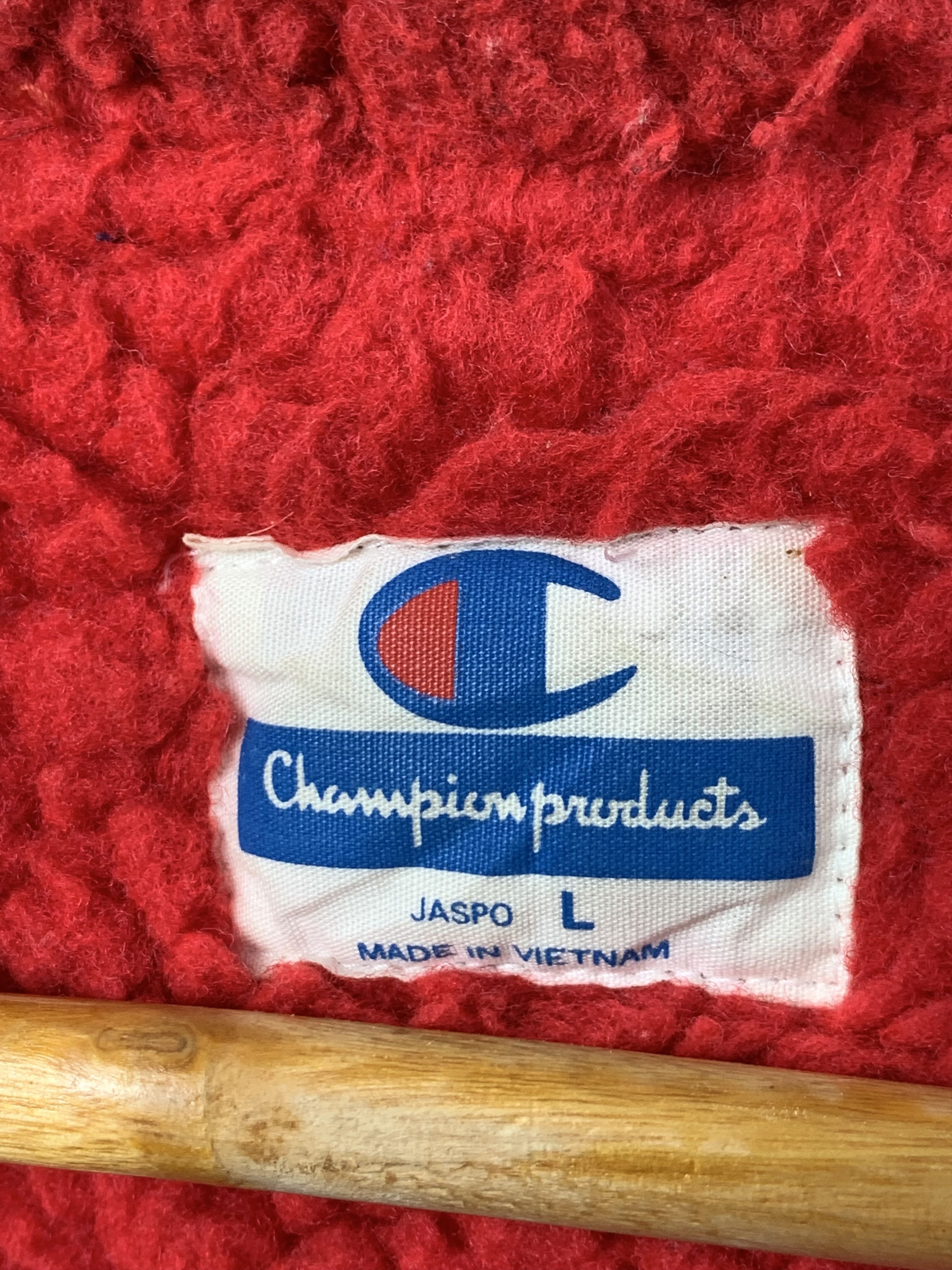 Champion Vintage CHAMPION Hoodie Button Up Sportwear Jacket Size US L / EU 52-54 / 3 - 11 Thumbnail