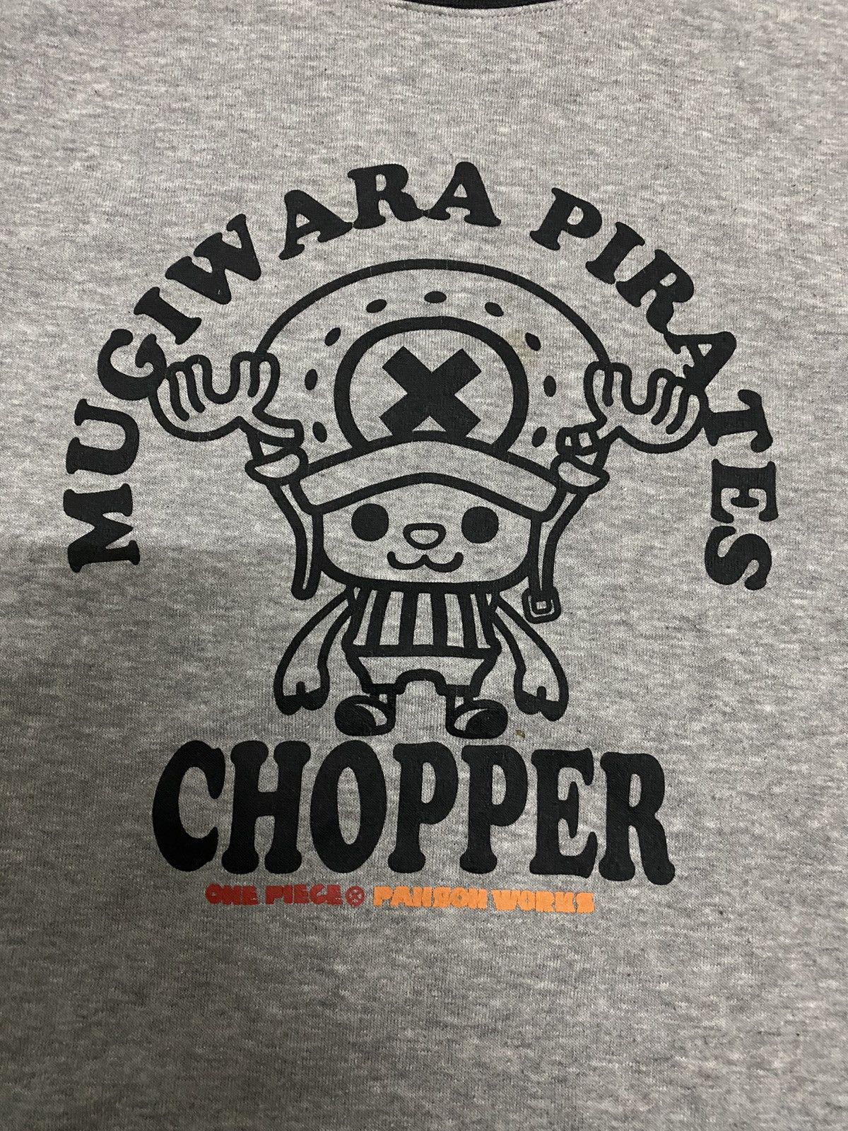 Anime × Cartoon Network × Vintage Offer‼️Vintage Onepiece Pirates Chopper Anime Sweatshirt Size US L / EU 52-54 / 3 - 3 Thumbnail