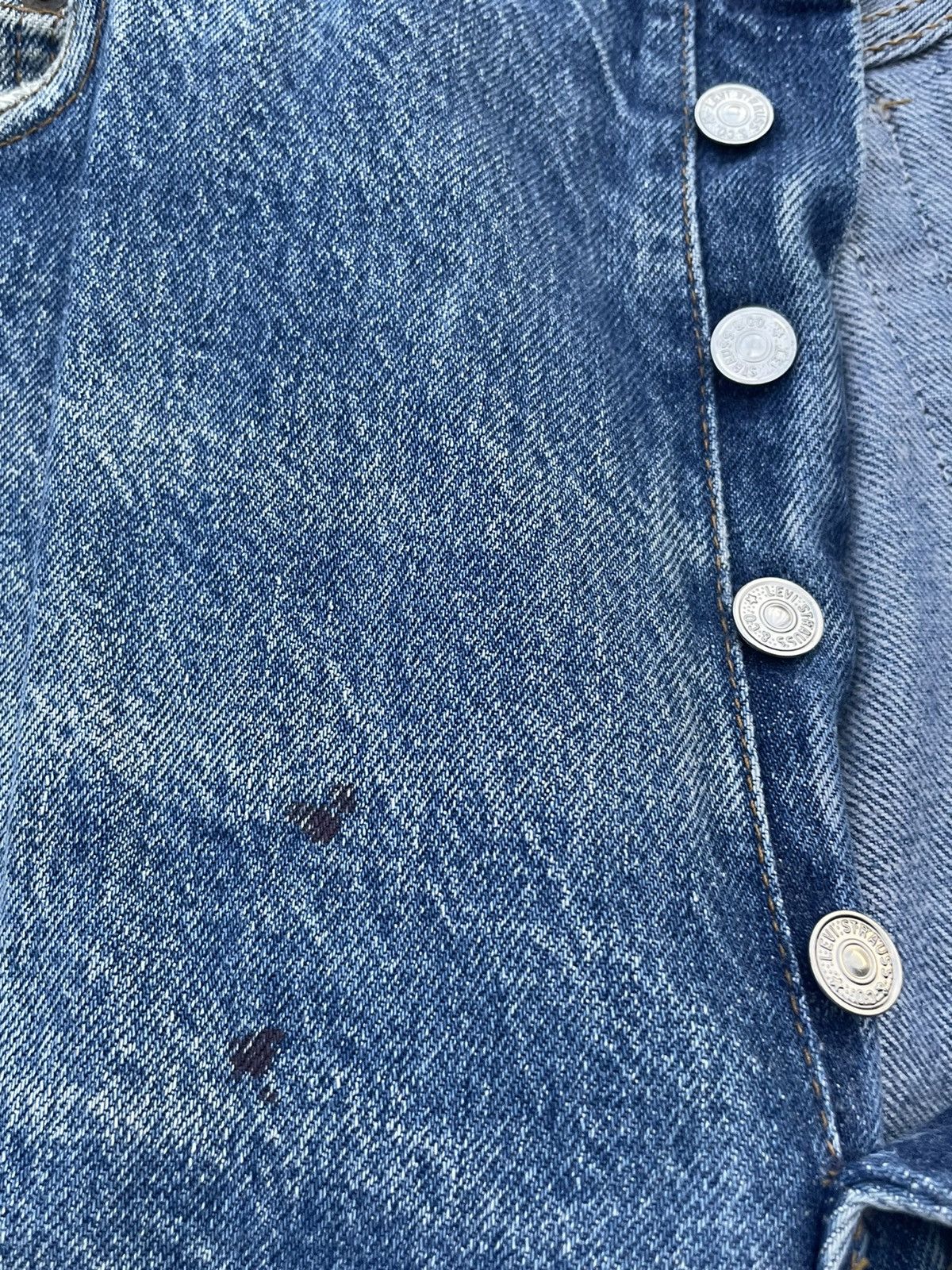 Levi's Vintage Levi’s 501 e 1987 Usa Aging Stone Wash Denim Size US 36 / EU 52 - 13 Thumbnail
