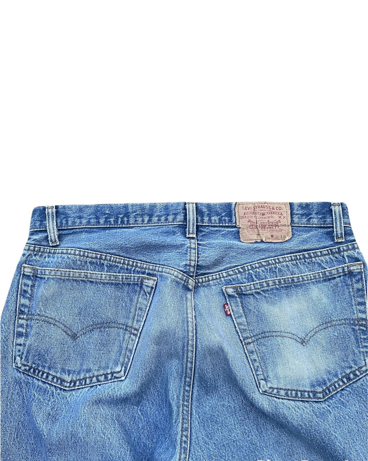 Levi's Vintage Levi’s 501 e 1987 Usa Aging Stone Wash Denim Size US 36 / EU 52 - 8 Thumbnail