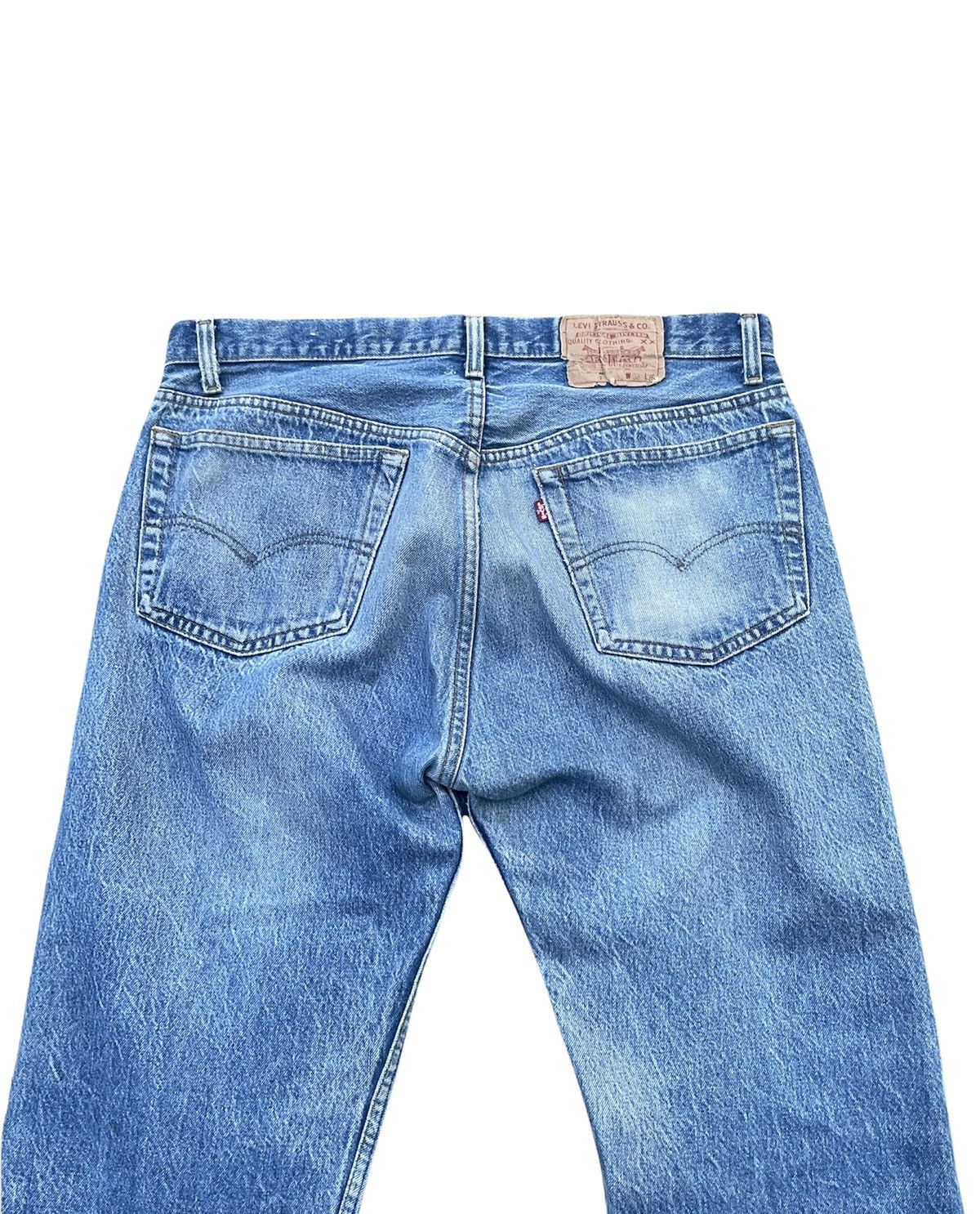 Levi's Vintage Levi’s 501 e 1987 Usa Aging Stone Wash Denim Size US 36 / EU 52 - 7 Thumbnail