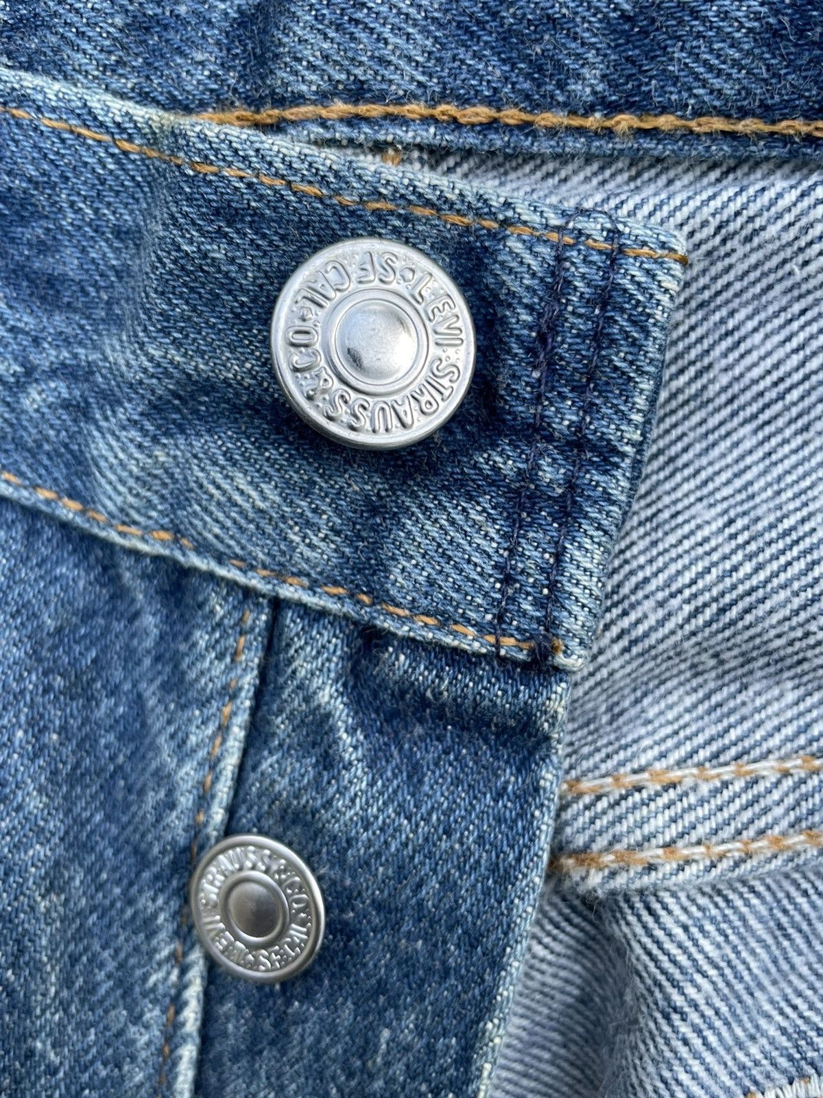 Levi's Vintage 1989 Levis 501 XX e Usa Denim Size US 27 - 16 Thumbnail