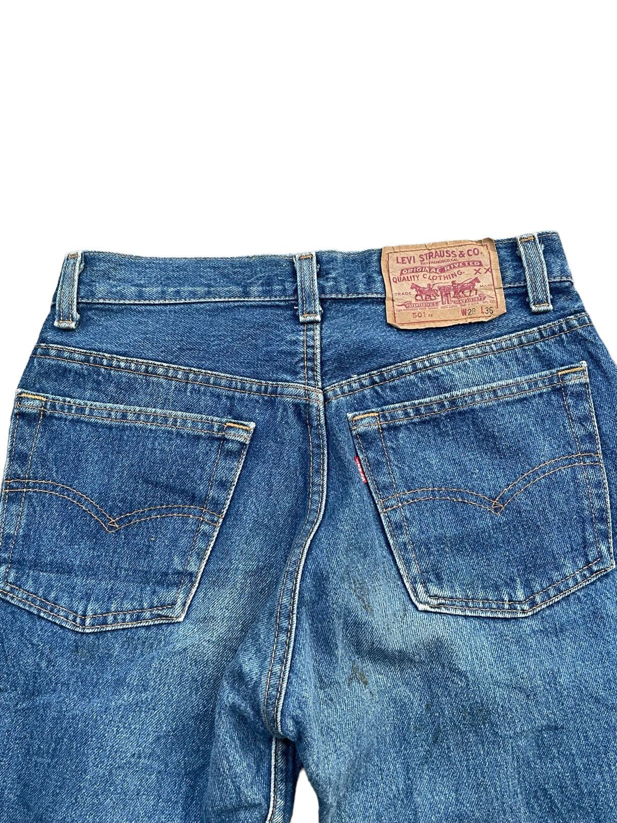 Levi's Vintage 1989 Levis 501 XX e Usa Denim Size US 27 - 8 Thumbnail