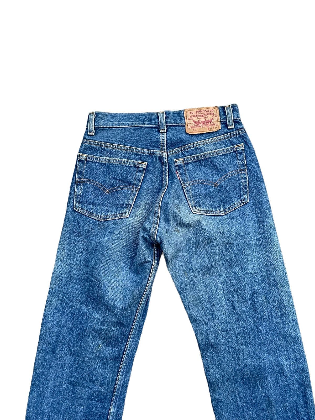 Levi's Vintage 1989 Levis 501 XX e Usa Denim Size US 27 - 7 Thumbnail
