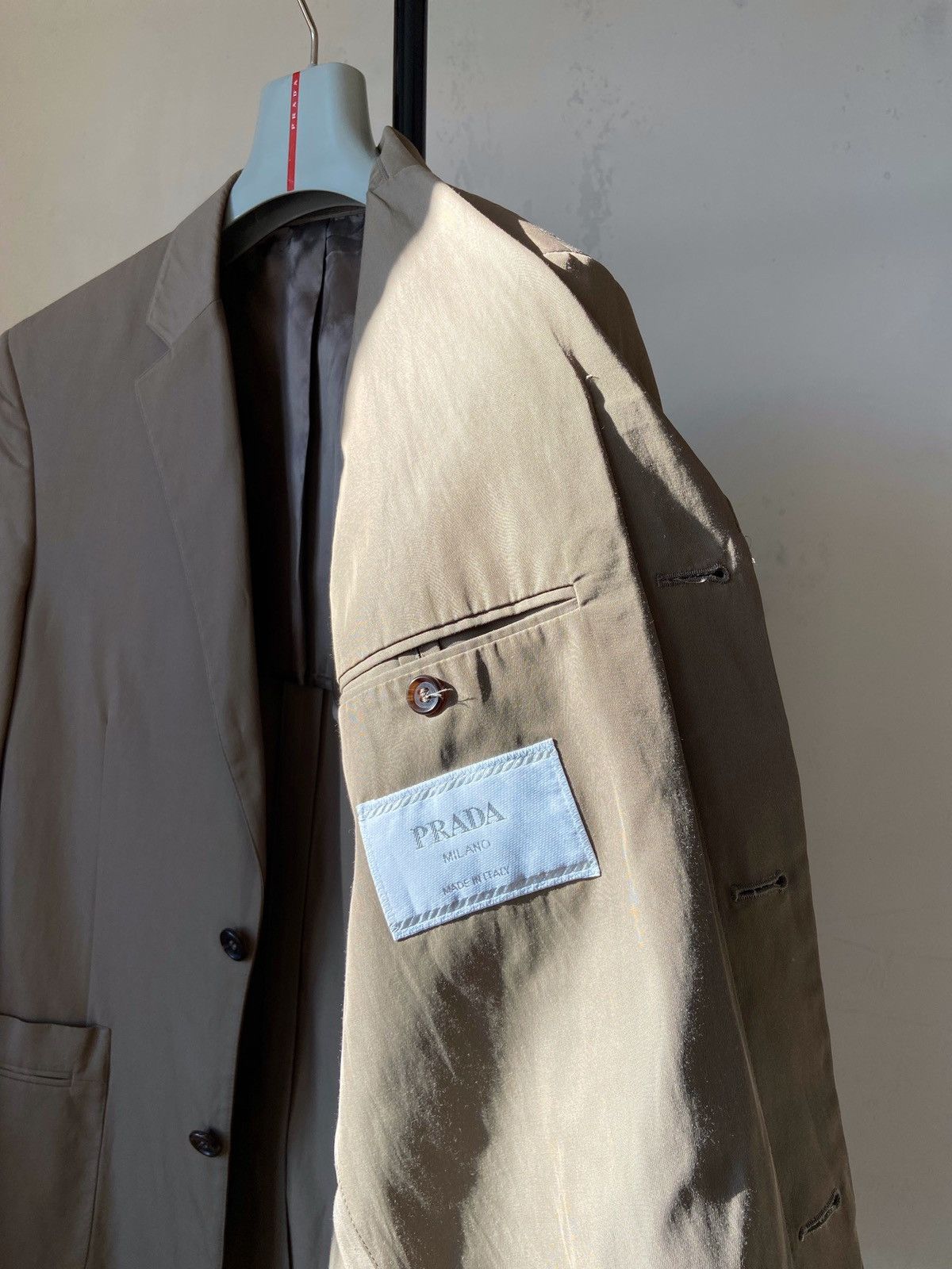prada milano blazer nylon jacket