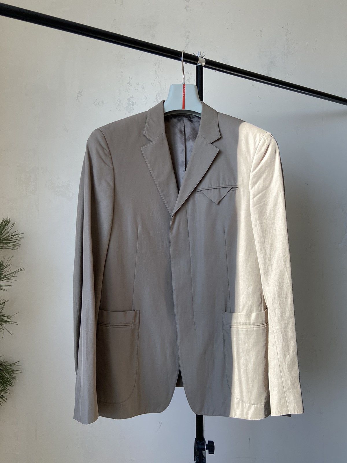 prada milano blazer nylon jacket