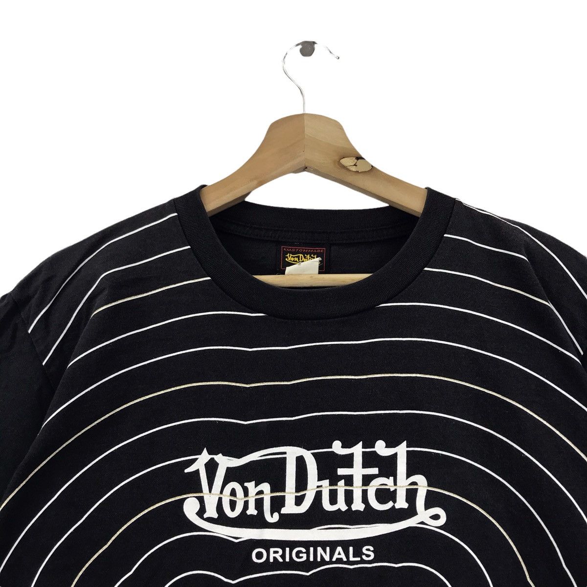 Von Dutch VON DUTCH Kustommade Outlaws Of Speed Black T Shirt Size US S / EU 44-46 / 1 - 2 Thumbnail