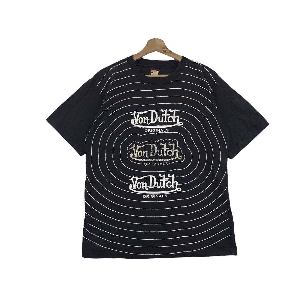 Von Dutch VON DUTCH Kustommade Outlaws Of Speed Black T Shirt Size US S / EU 44-46 / 1 - 1 Thumbnail