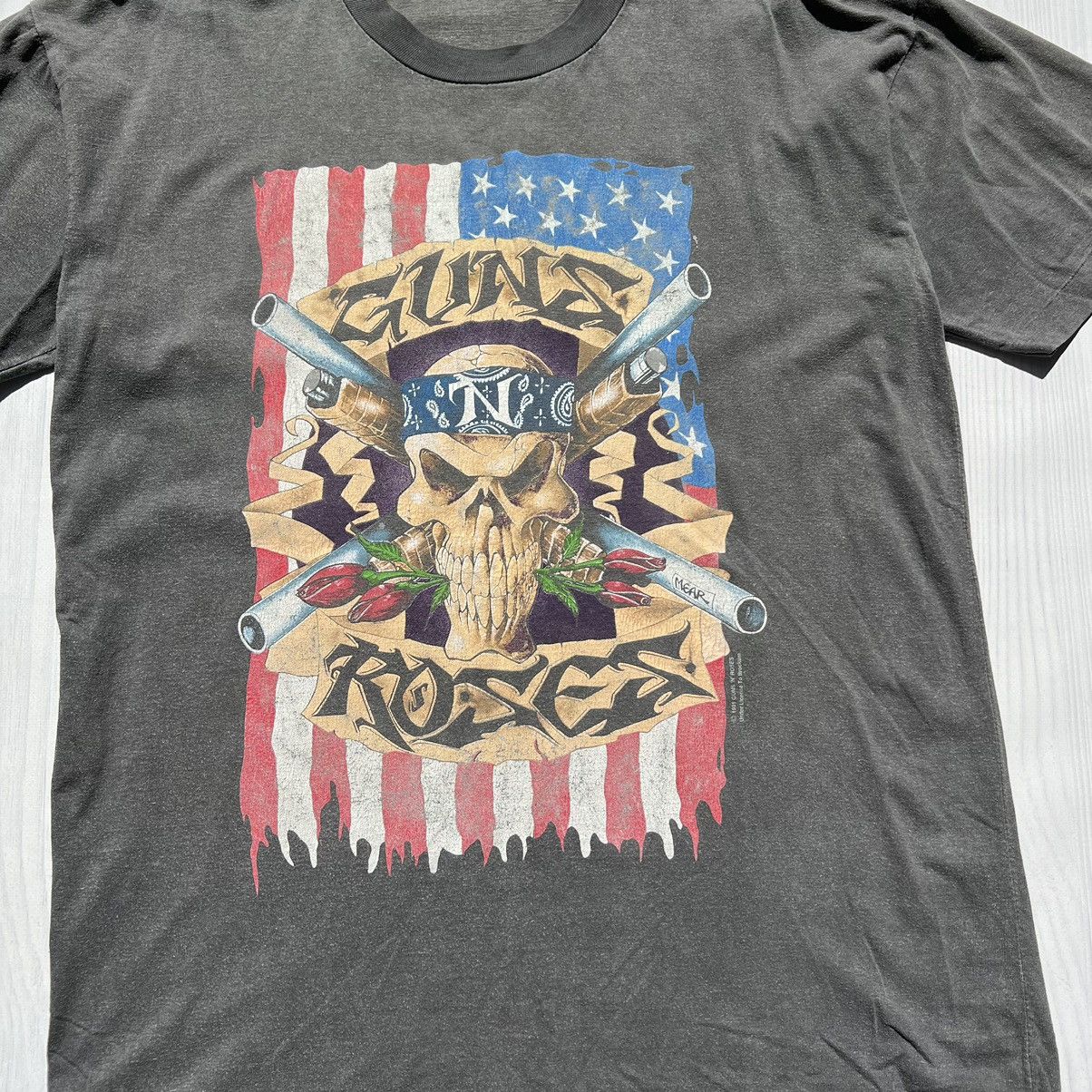 Band Tees Guns N' Roses 1991 Vintage T-shirt Size US M / EU 48-50 / 2 - 3 Thumbnail