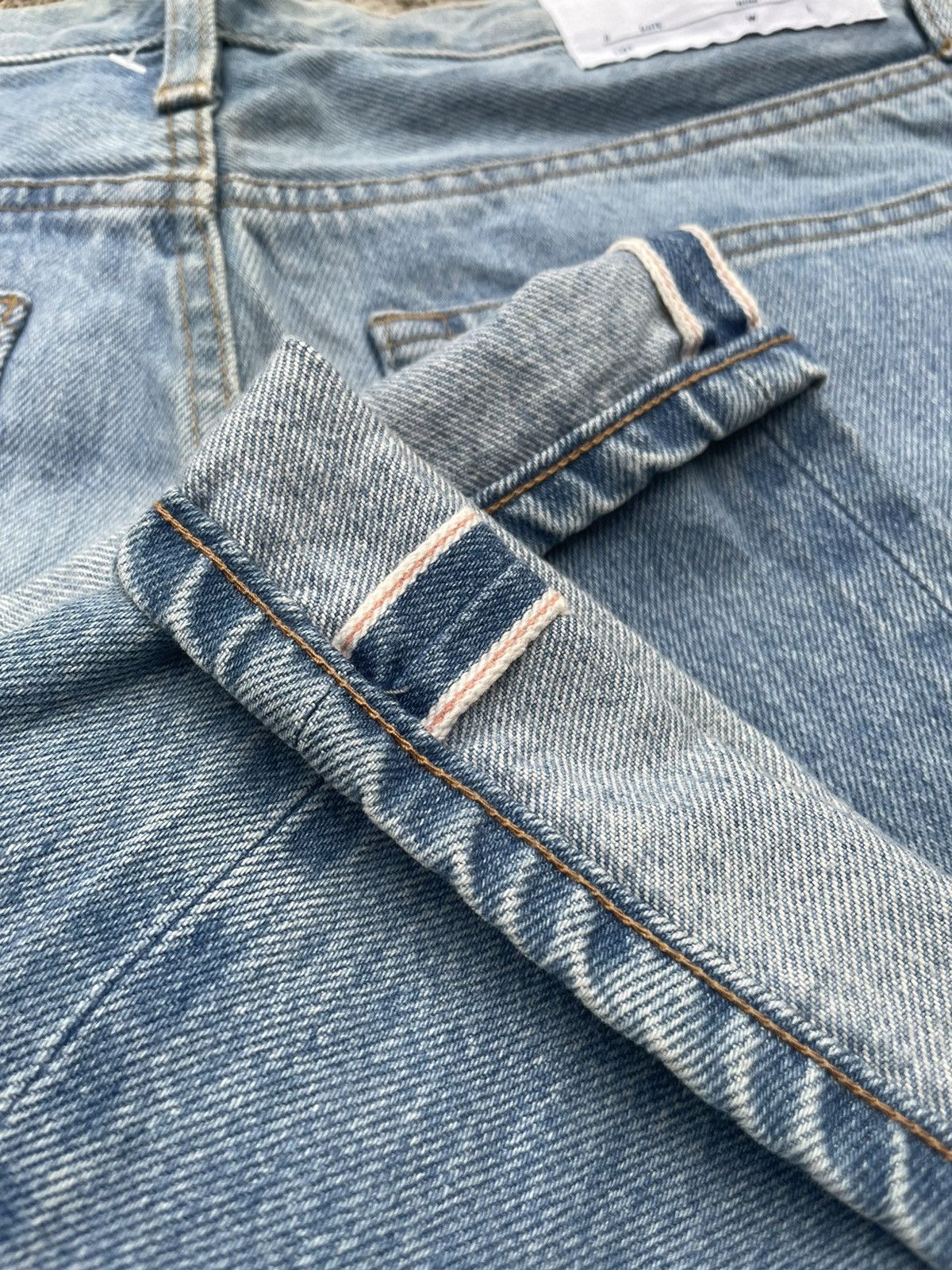 Japanese Brand Vintage Dan’s Une Boutique Iena Selvedge Aging Faded Denim Size US 32 / EU 48 - 11 Thumbnail
