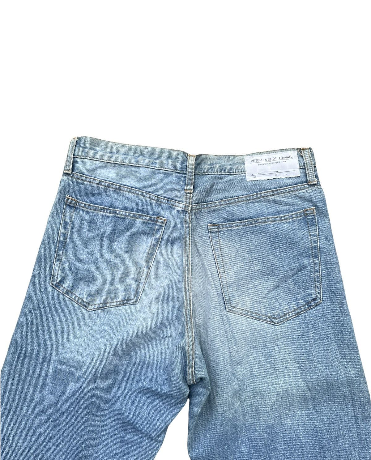 Japanese Brand Vintage Dan’s Une Boutique Iena Selvedge Aging Faded Denim Size US 32 / EU 48 - 7 Thumbnail