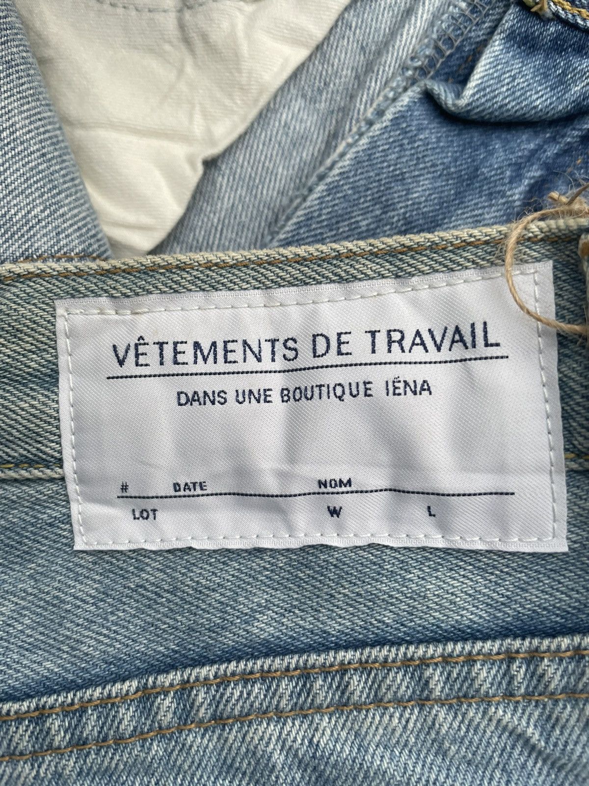 Japanese Brand Vintage Dan’s Une Boutique Iena Selvedge Aging Faded Denim Size US 32 / EU 48 - 12 Thumbnail