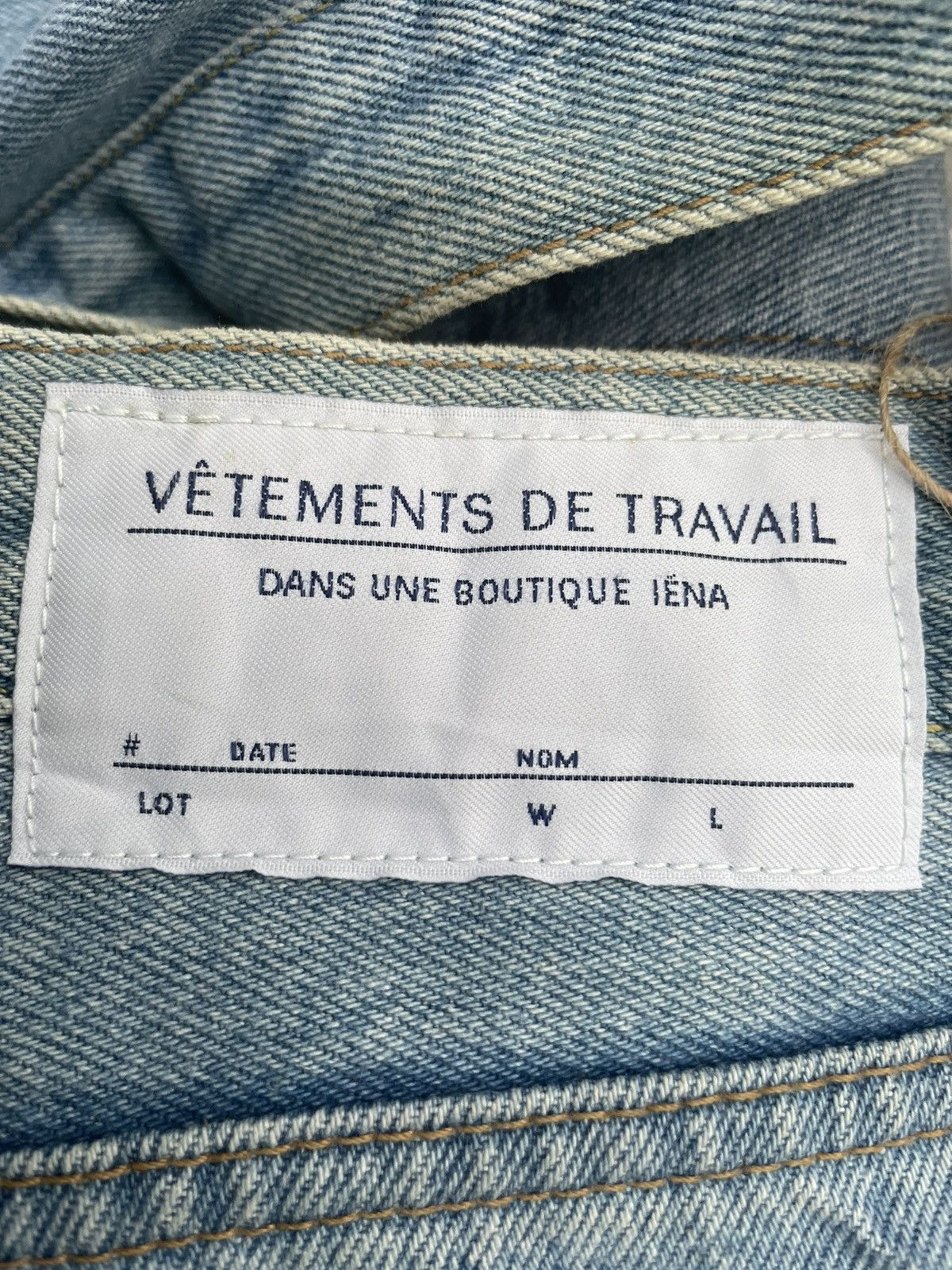 Japanese Brand Vintage Dan’s Une Boutique Iena Selvedge Aging Faded Denim Size US 32 / EU 48 - 10 Thumbnail