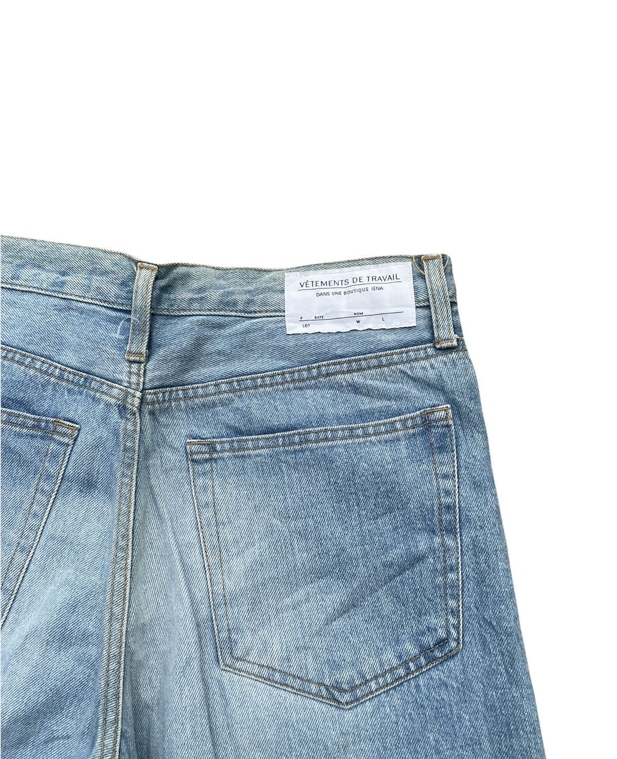 Japanese Brand Vintage Dan’s Une Boutique Iena Selvedge Aging Faded Denim Size US 32 / EU 48 - 8 Thumbnail
