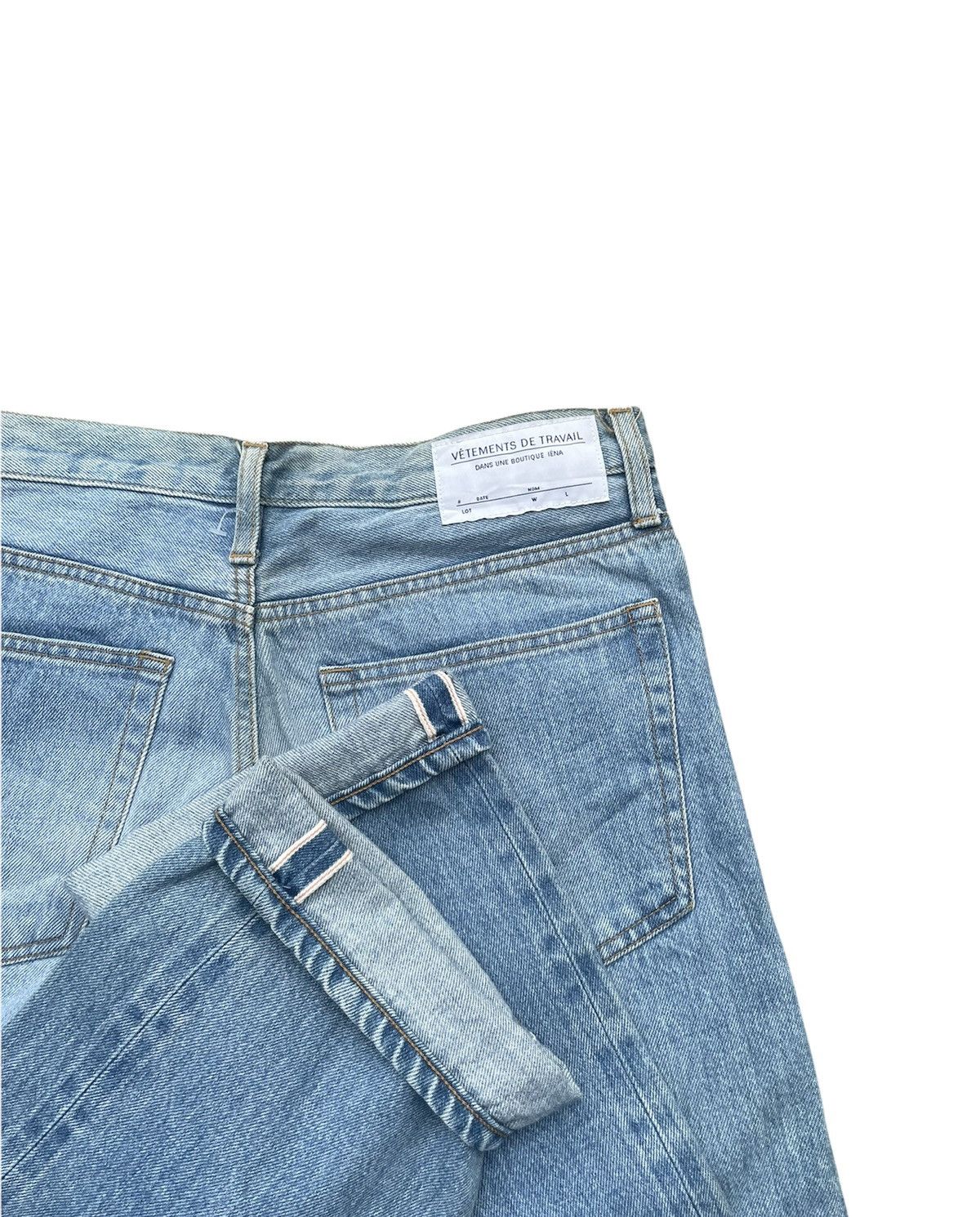 Japanese Brand Vintage Dan’s Une Boutique Iena Selvedge Aging Faded Denim Size US 32 / EU 48 - 9 Thumbnail
