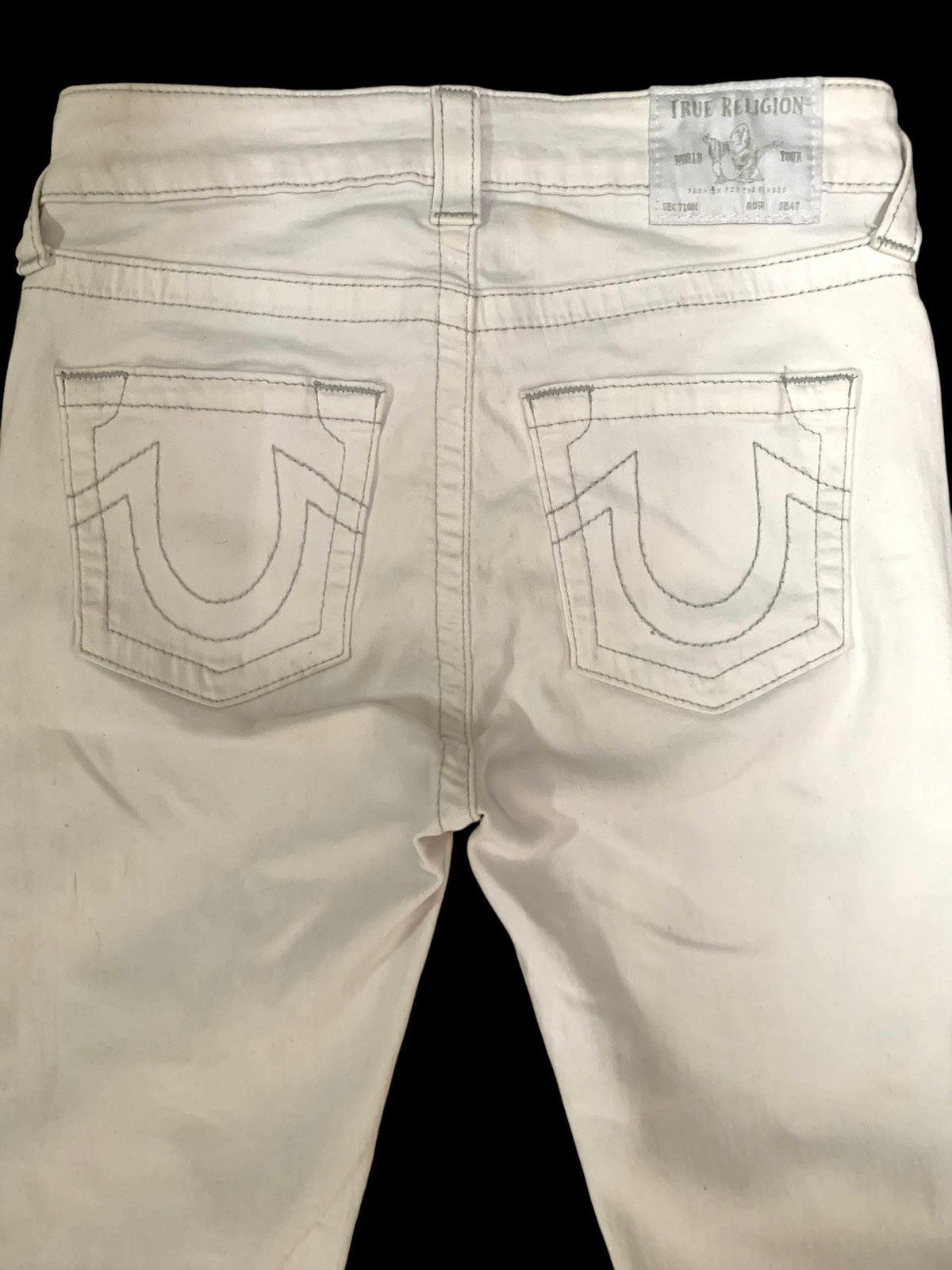 True Religion Vintage Y2K True Religion Frayed Hem Skinny Denim Pants Size 28" / US 6 / IT 42 - 10 Thumbnail