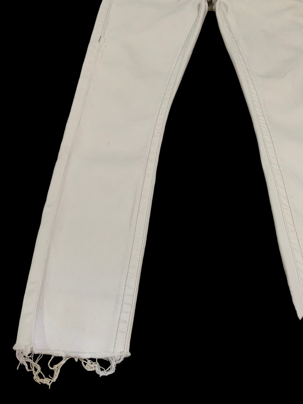 True Religion Vintage Y2K True Religion Frayed Hem Skinny Denim Pants Size 28" / US 6 / IT 42 - 8 Thumbnail