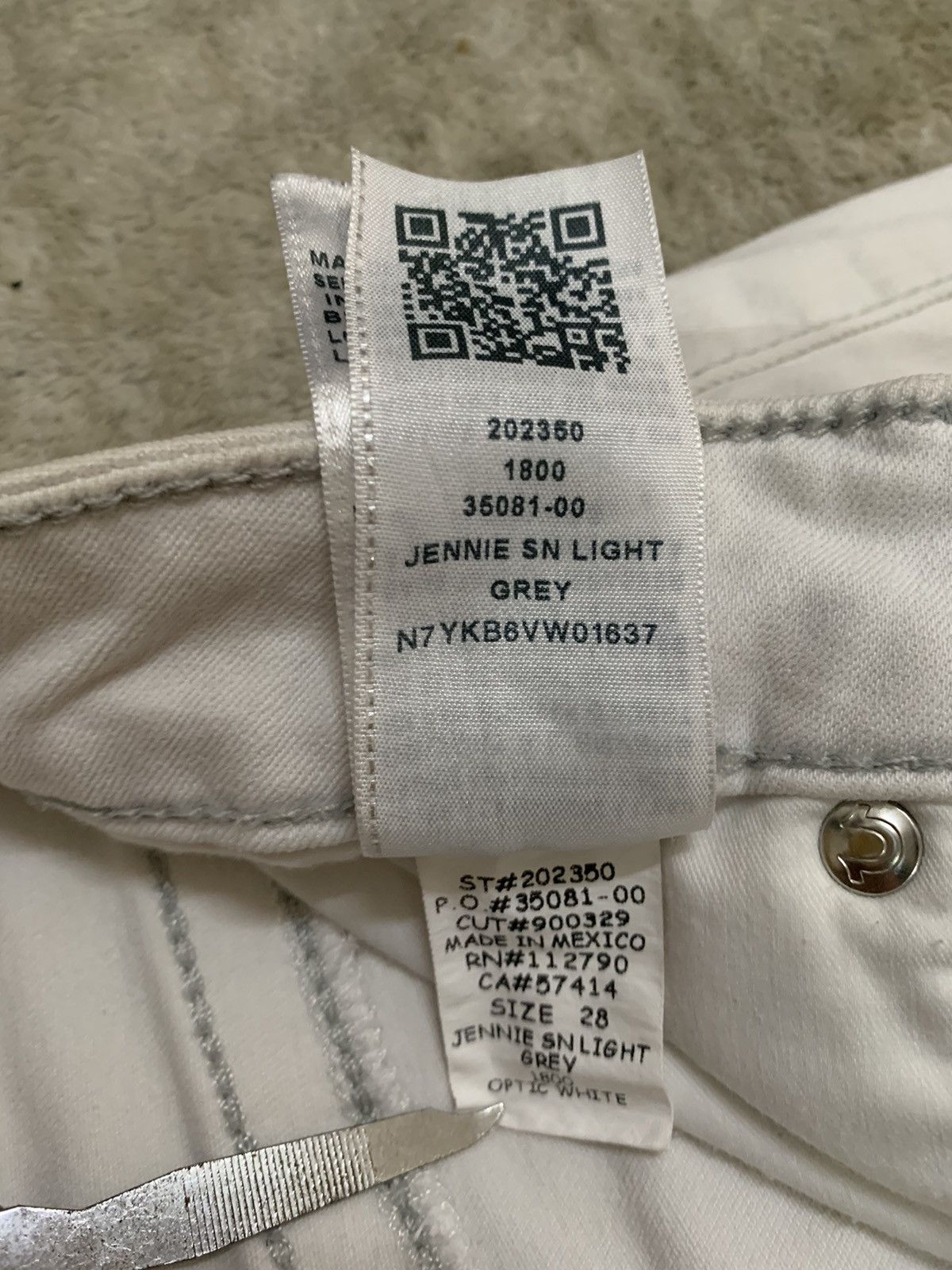 True Religion Vintage Y2K True Religion Frayed Hem Skinny Denim Pants Size 28" / US 6 / IT 42 - 15 Thumbnail