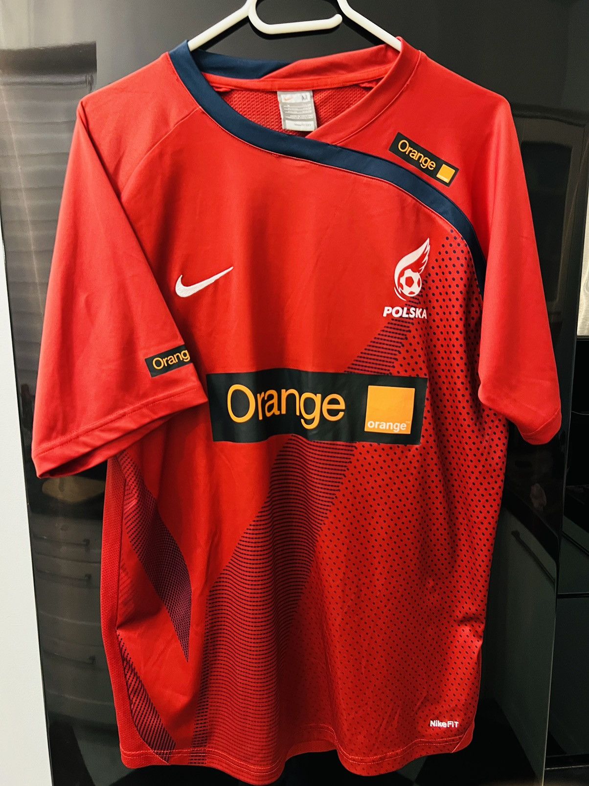 Nike Poland Jersey soccer football retro 90s Size US L / EU 52-54 / 3 - 5 Thumbnail
