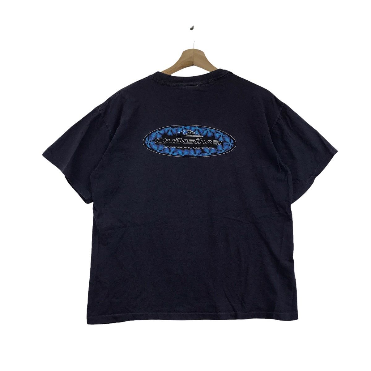 Quiksilver Vintage 90s QUIKSILVER USA SURFWEAR Surf Blue T shirt Size US M / EU 48-50 / 2 - 1 Thumbnail