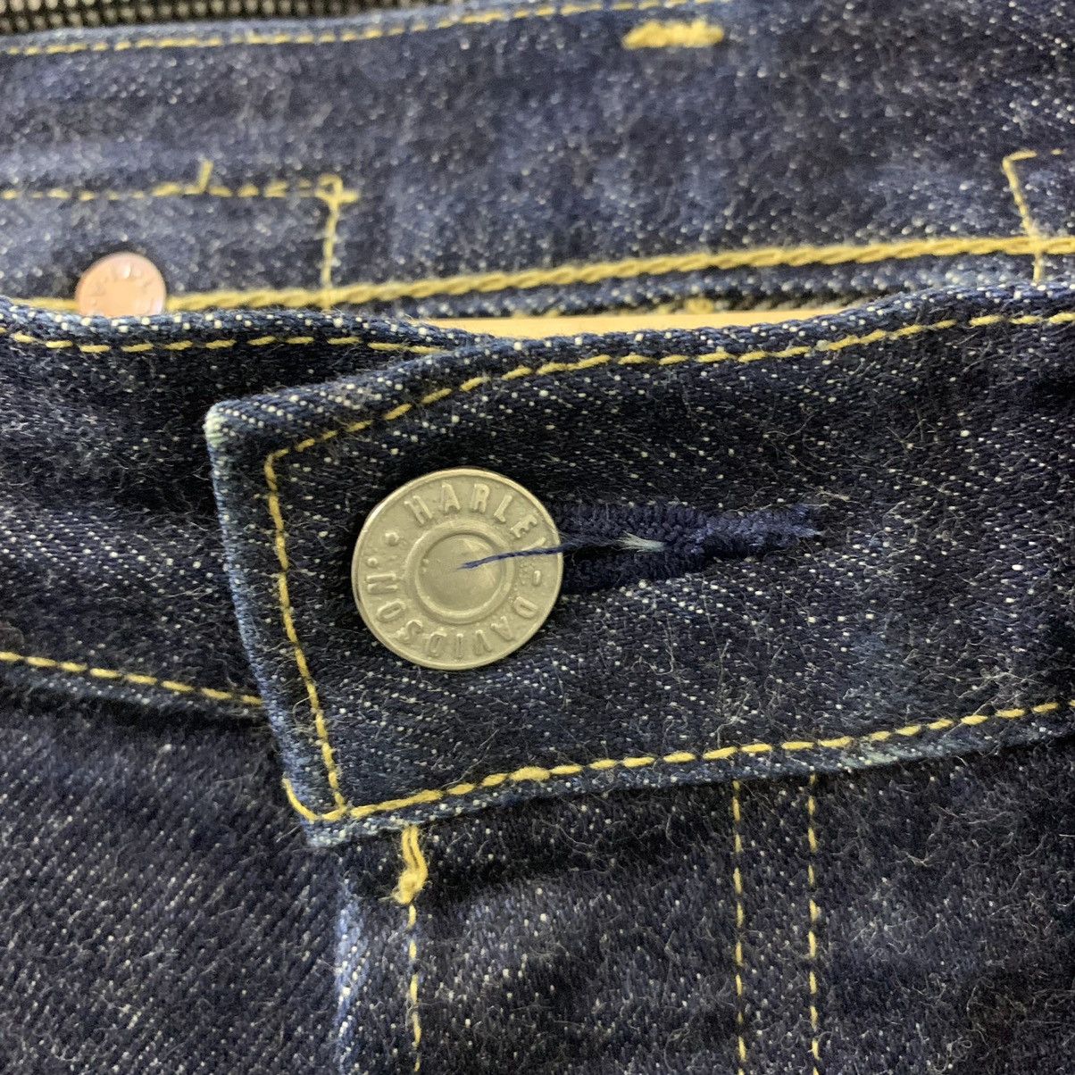 Harley Davidson × Vintage HARLEY DAVIDSON VINTAGE DENIM SELVEDGE Size US 33 - 4 Thumbnail
