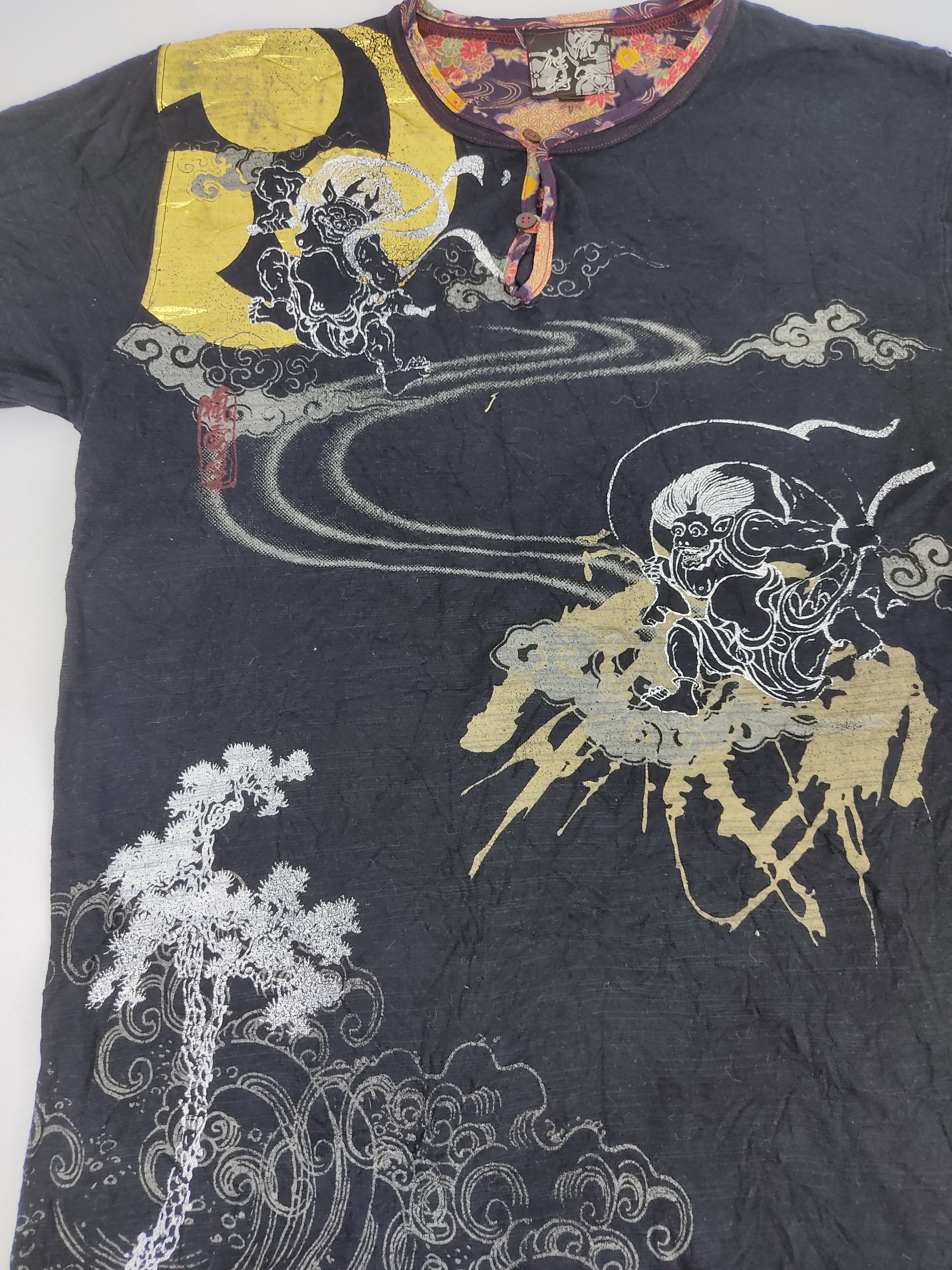 Japanese Brand Vintage Japanese Art Designer Big Wukong Motif Sukajan Size US M / EU 48-50 / 2 - 3 Thumbnail