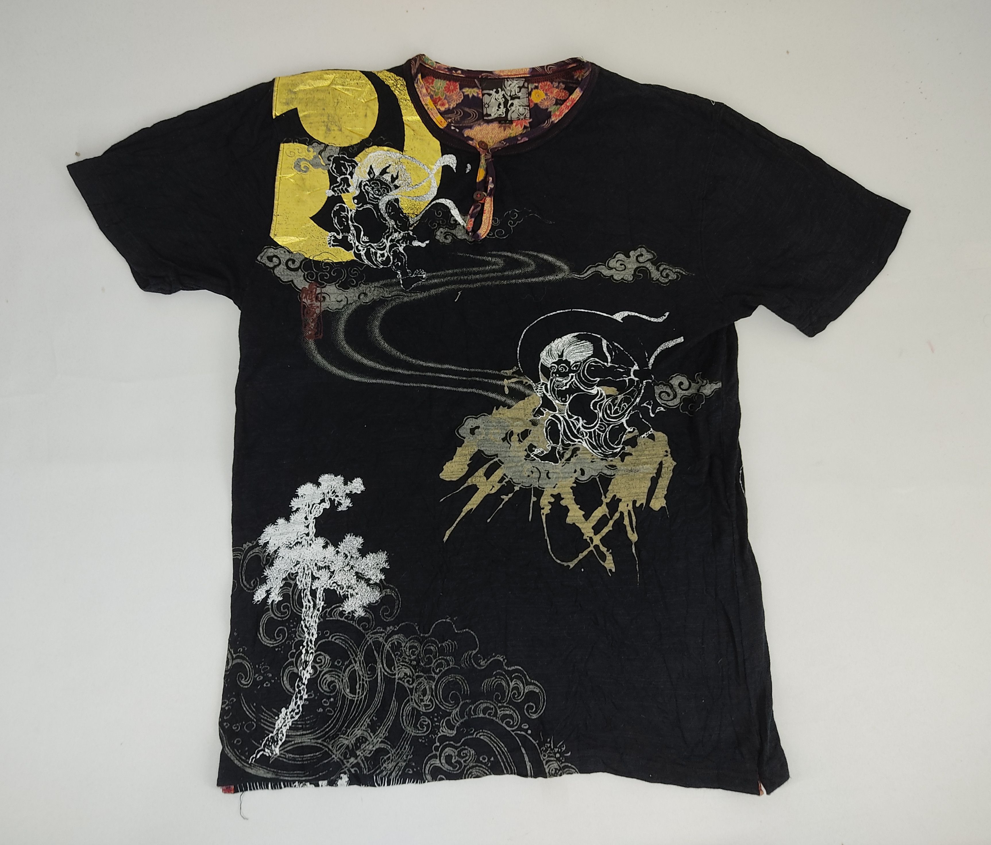 Japanese Brand Vintage Japanese Art Designer Big Wukong Motif Sukajan Size US M / EU 48-50 / 2 - 1 Thumbnail