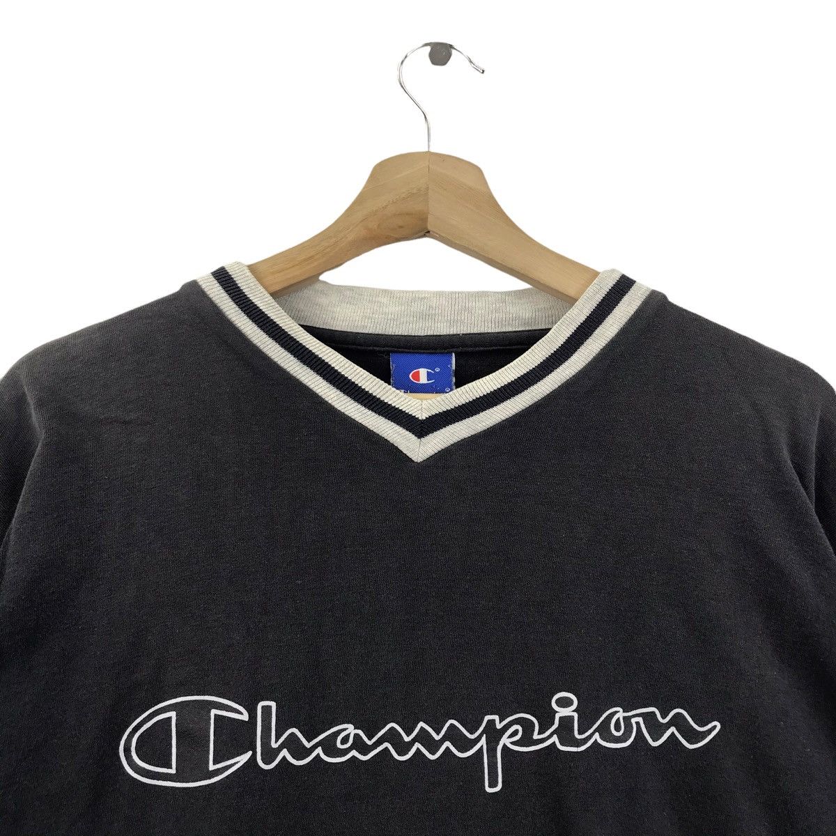 Champion Vintage CHAMPION SCRIPT USA Big Logo Sportswear Size US M / EU 48-50 / 2 - 2 Thumbnail