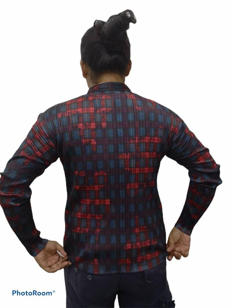 Issey Miyake × Pleats Please Issey Miyake Pleats Please Issey Miyake Button Up Stretchable Shirt Size M / US 6-8 / IT 42-44 - 3 Thumbnail