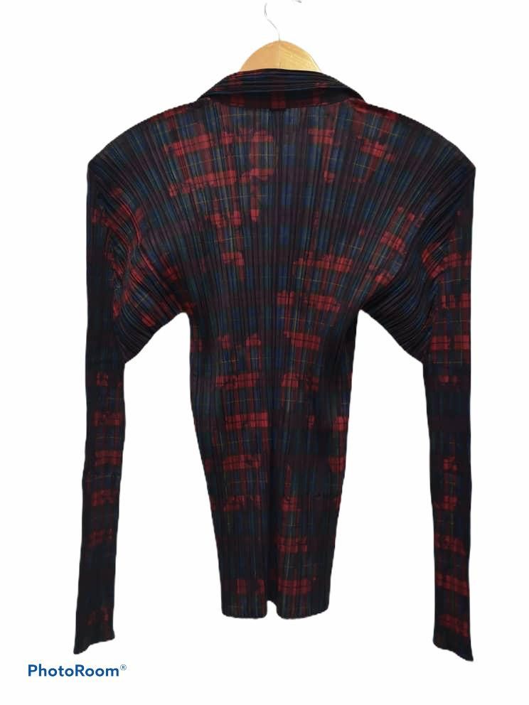 Issey Miyake × Pleats Please Issey Miyake Pleats Please Issey Miyake Button Up Stretchable Shirt Size M / US 6-8 / IT 42-44 - 2 Thumbnail