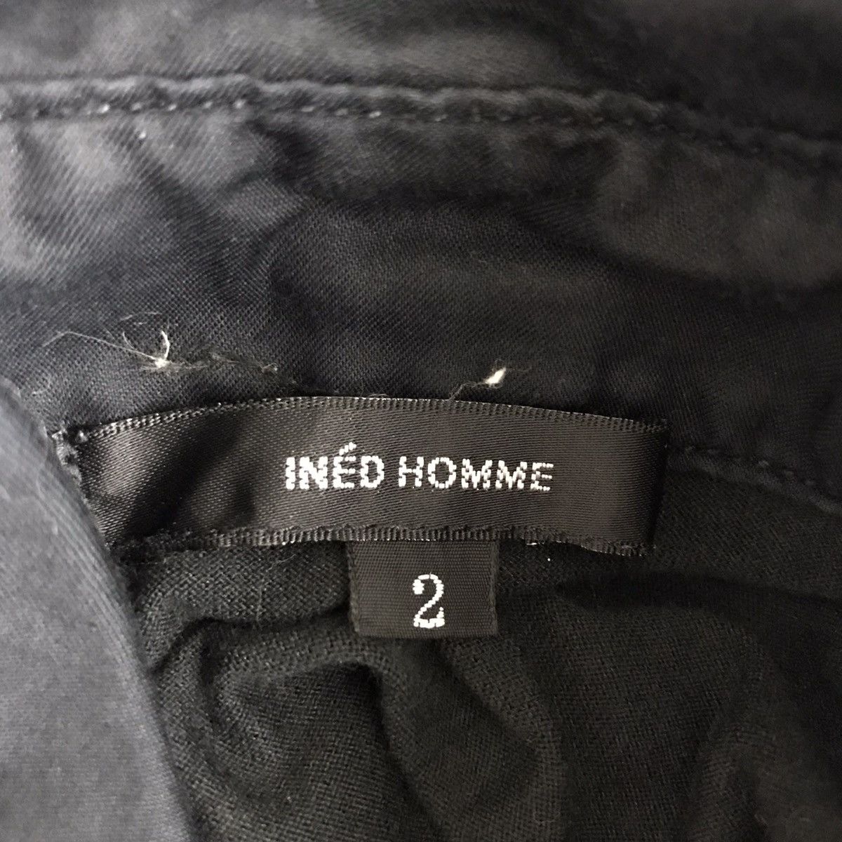Yohji Yamamoto INED HOMMES By Yohji Yamamoto Japanese Brand Collar T Shirt Size US XS / EU 42 / 0 - 3 Thumbnail