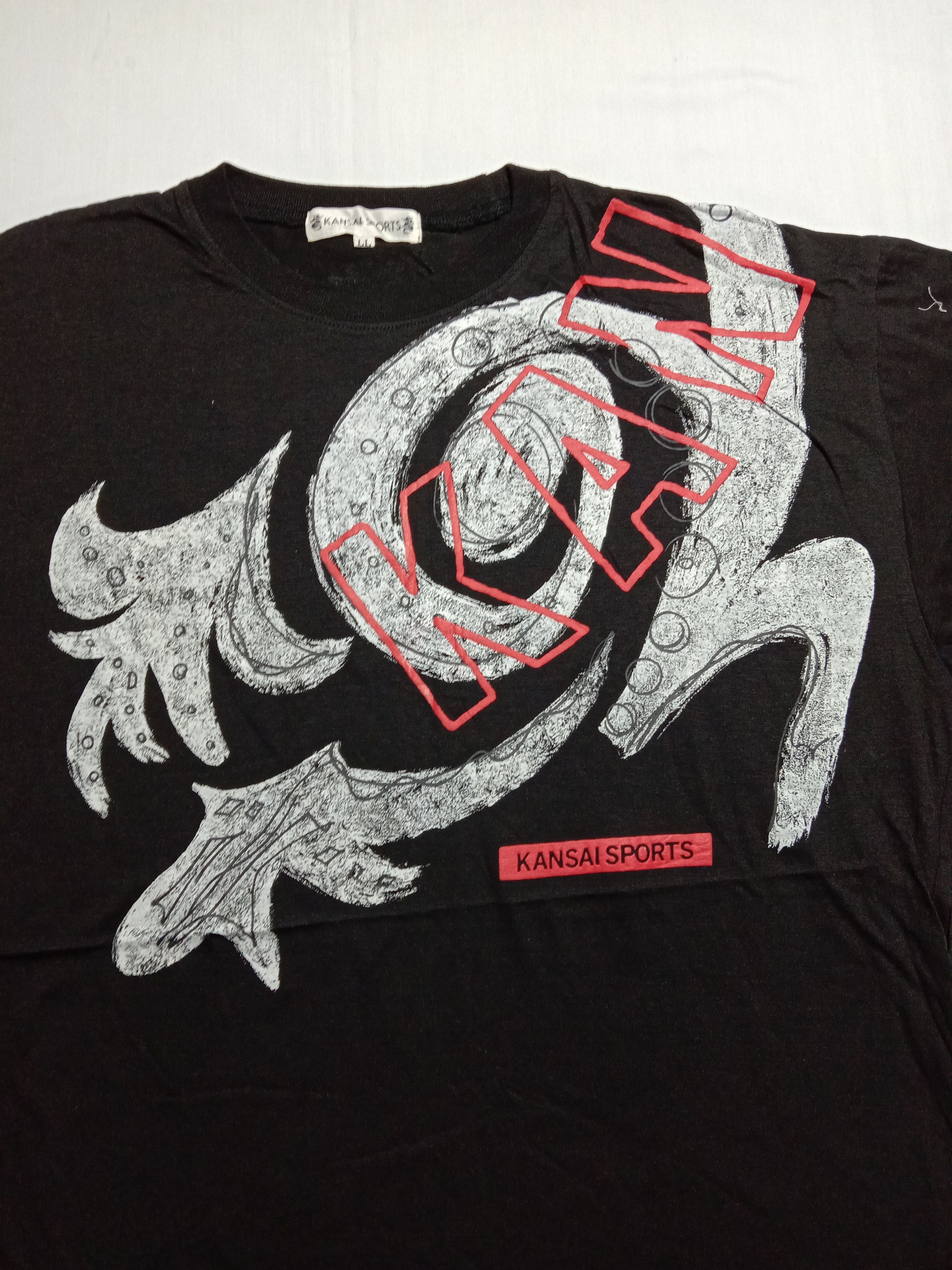 Japanese Brand × Kansai Yamamoto Kansai Yamamoto Sports Tee Dragon Motif Size US L / EU 52-54 / 3 - 2 Thumbnail