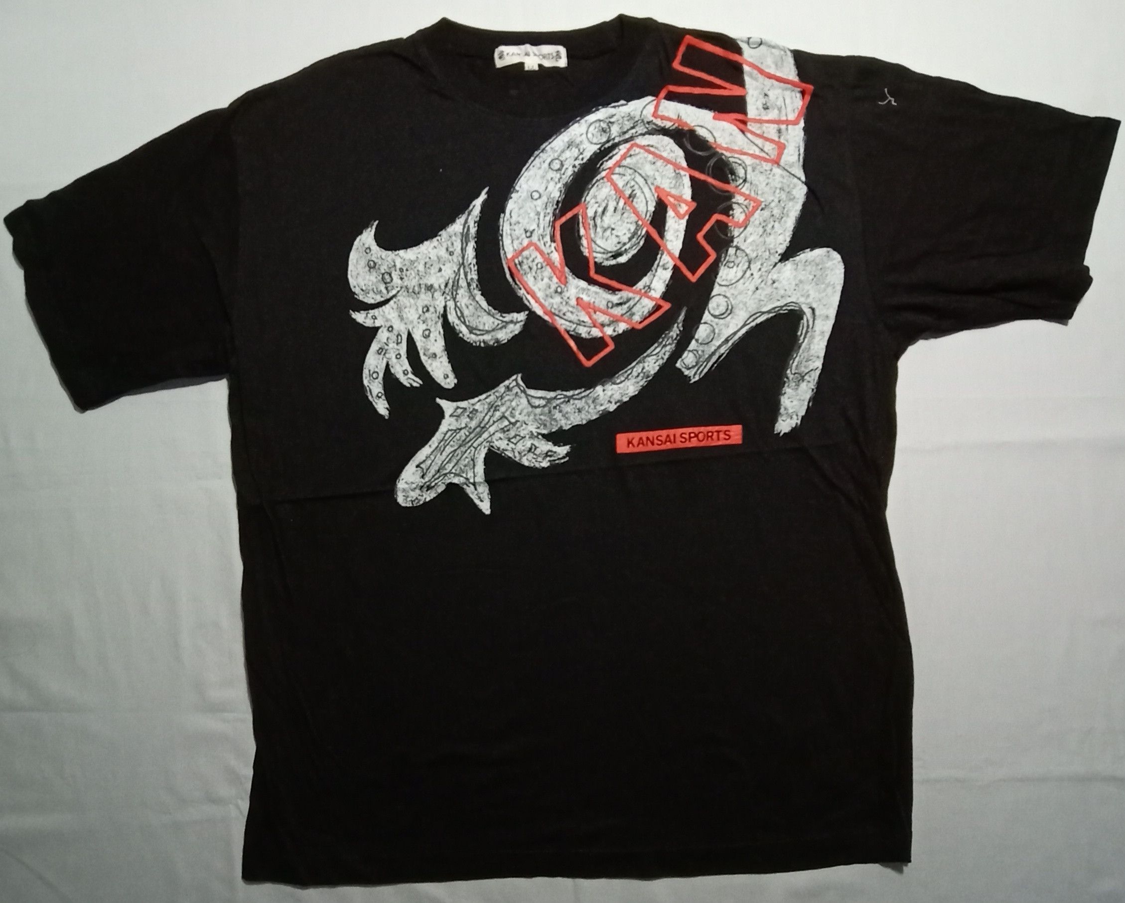Japanese Brand × Kansai Yamamoto Kansai Yamamoto Sports Tee Dragon Motif Size US L / EU 52-54 / 3 - 1 Thumbnail