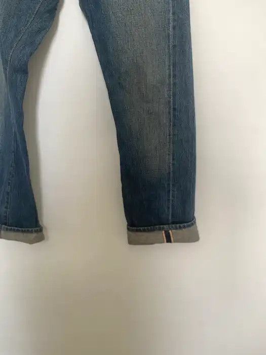 Denime × Japanese Brand × Vintage OFFER🔥Vintage Denime Redline Selvedge Denim Jeans 27x39 Size US 27 - 4 Thumbnail