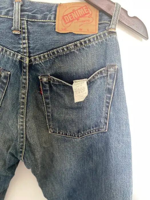 Denime × Japanese Brand × Vintage OFFER🔥Vintage Denime Redline Selvedge Denim Jeans 27x39 Size US 27 - 9 Thumbnail