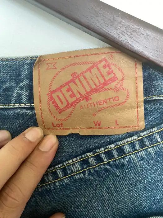 Denime × Japanese Brand × Vintage OFFER🔥Vintage Denime Redline Selvedge Denim Jeans 27x39 Size US 27 - 8 Thumbnail
