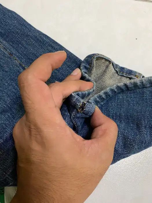 Denime × Japanese Brand × Vintage OFFER🔥Vintage Denime Redline Selvedge Denim Jeans 27x39 Size US 27 - 10 Thumbnail