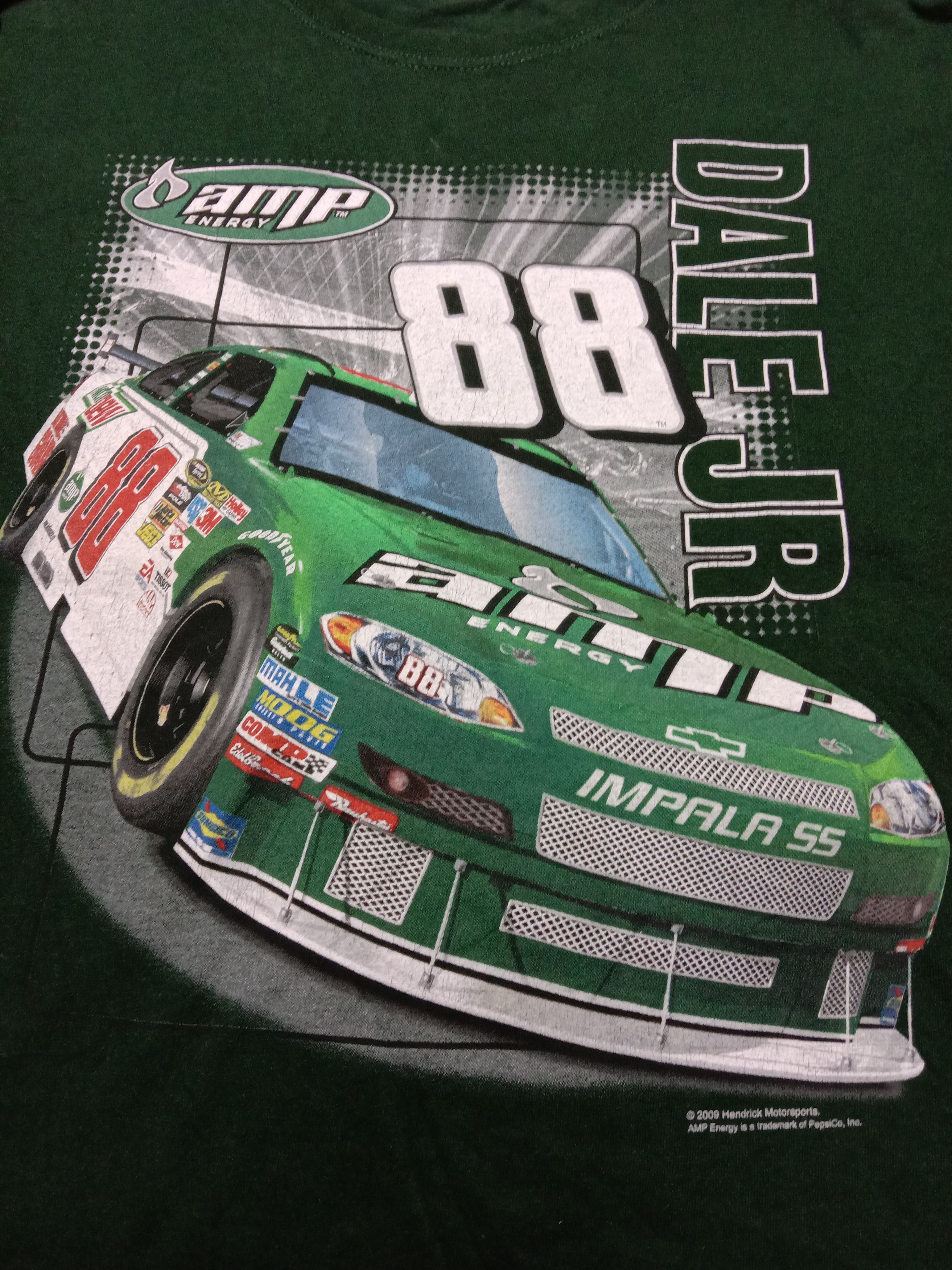 NASCAR Vintage Dale Jr 88 Nascar Shirt Impala 55 AMP Energy Tee Size US L / EU 52-54 / 3 - 2 Thumbnail