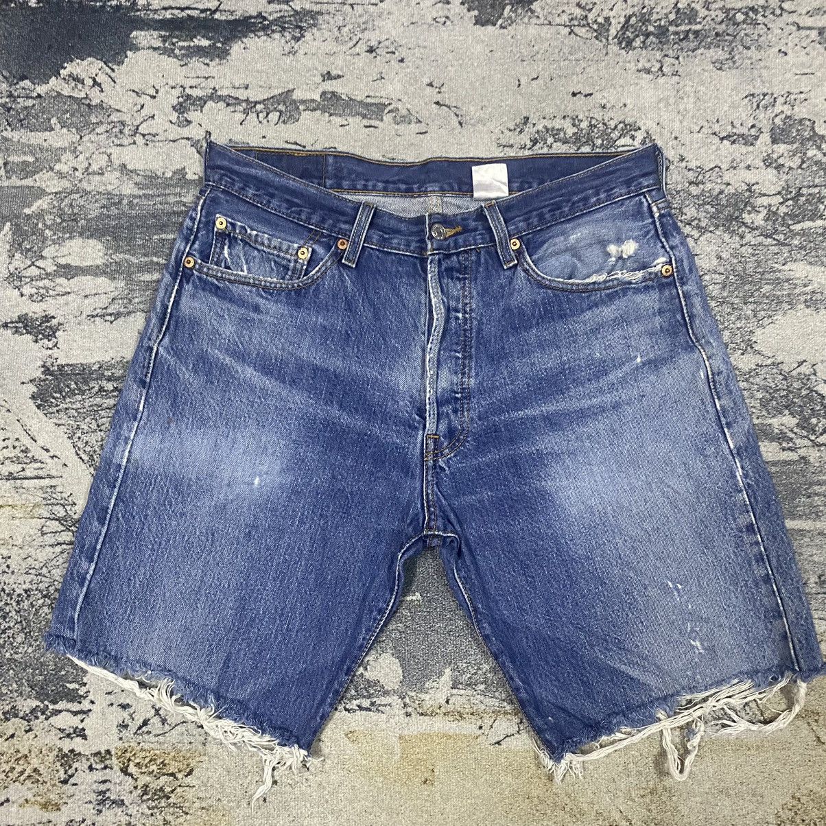 Levi's × Vintage Vintage Levis 501 LVC Denim Jeans Short Size US 33 - 3 Thumbnail