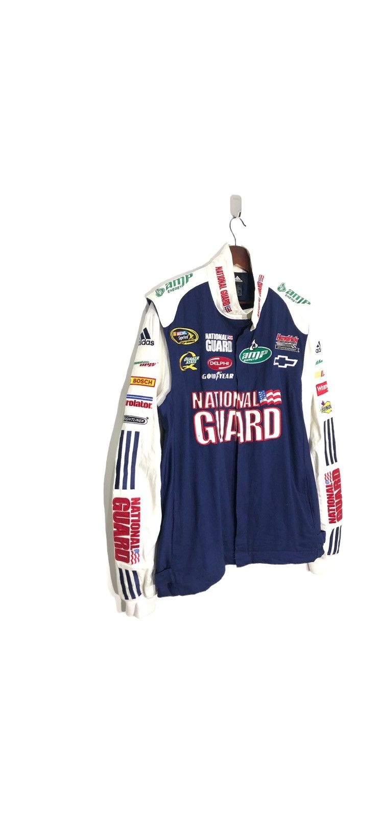 Adidas × Vintage Deal Earnhard Jr. National Guard Racing 90’s Jacket Size US L / EU 52-54 / 3 - 2 Thumbnail