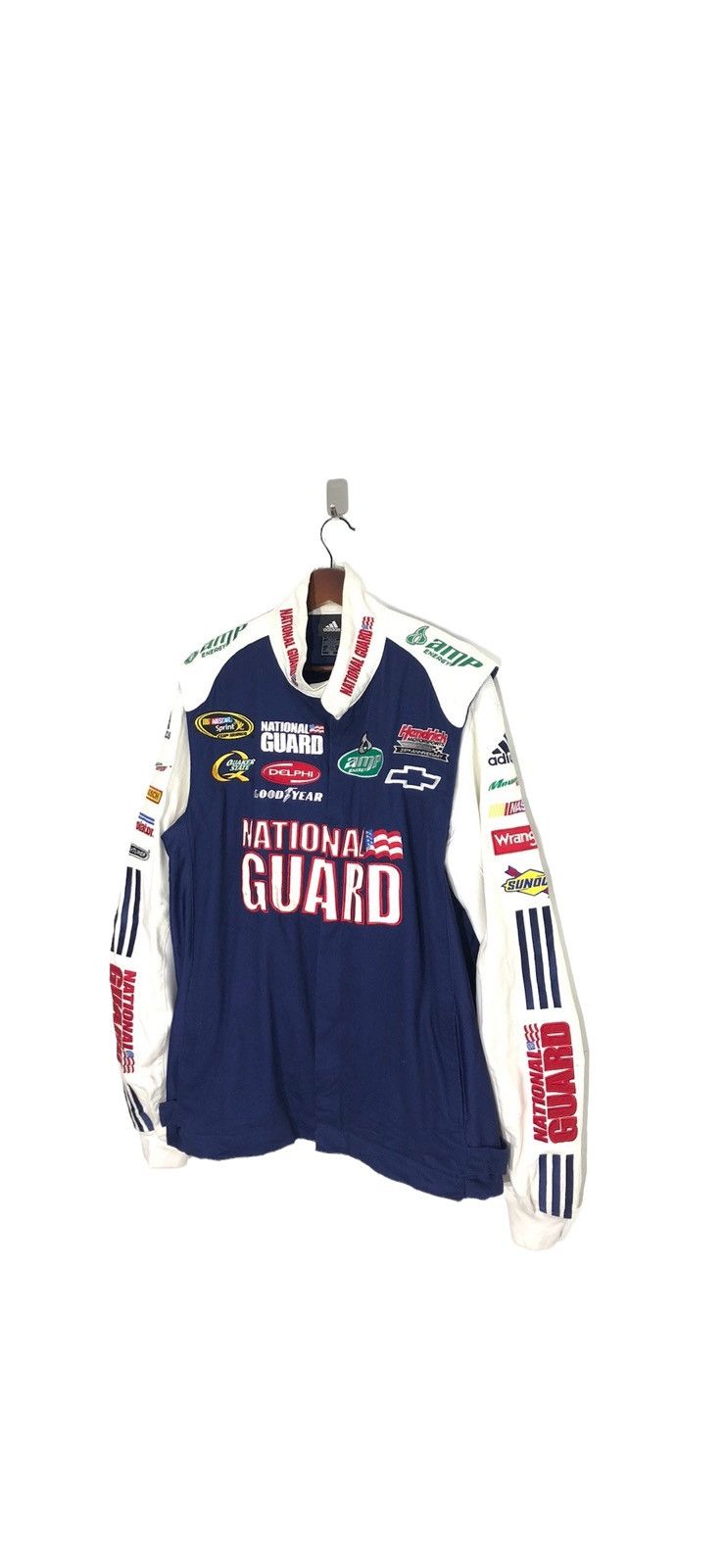Adidas × Vintage Deal Earnhard Jr. National Guard Racing 90’s Jacket Size US L / EU 52-54 / 3 - 3 Thumbnail