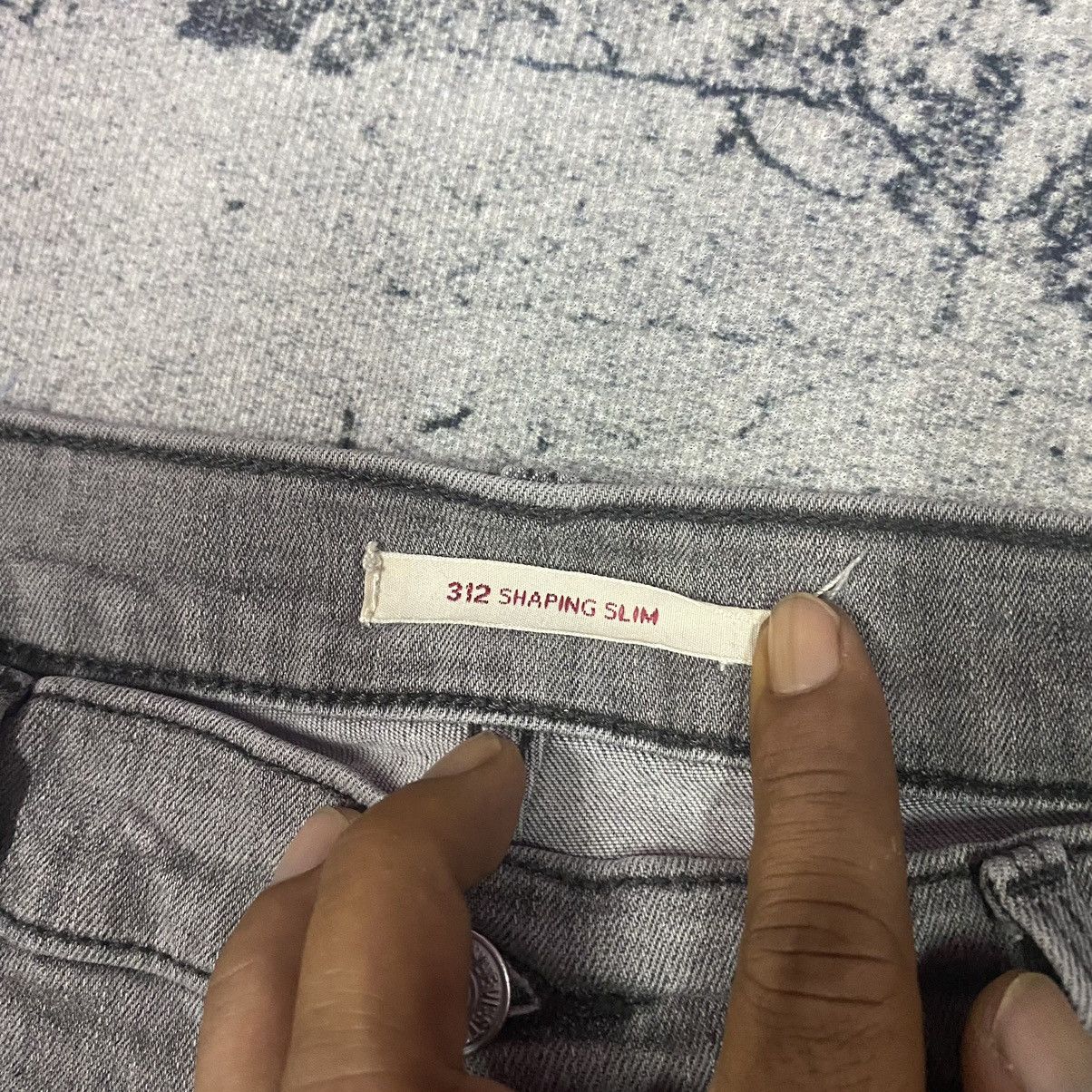 Levi's × Vintage Vintage Levis Elastic Faded Denim Jeans Size US 34 / EU 50 - 7 Thumbnail
