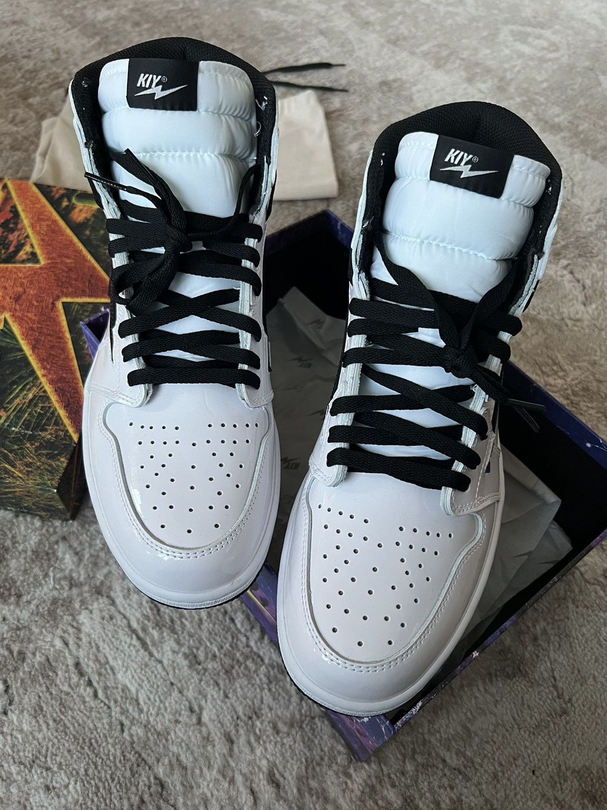 Reves Paris Reves Paris Sport / Kiy 85 Hi “The Lox Edition” White Size US 11.5 / EU 44-45 - 2 Thumbnail