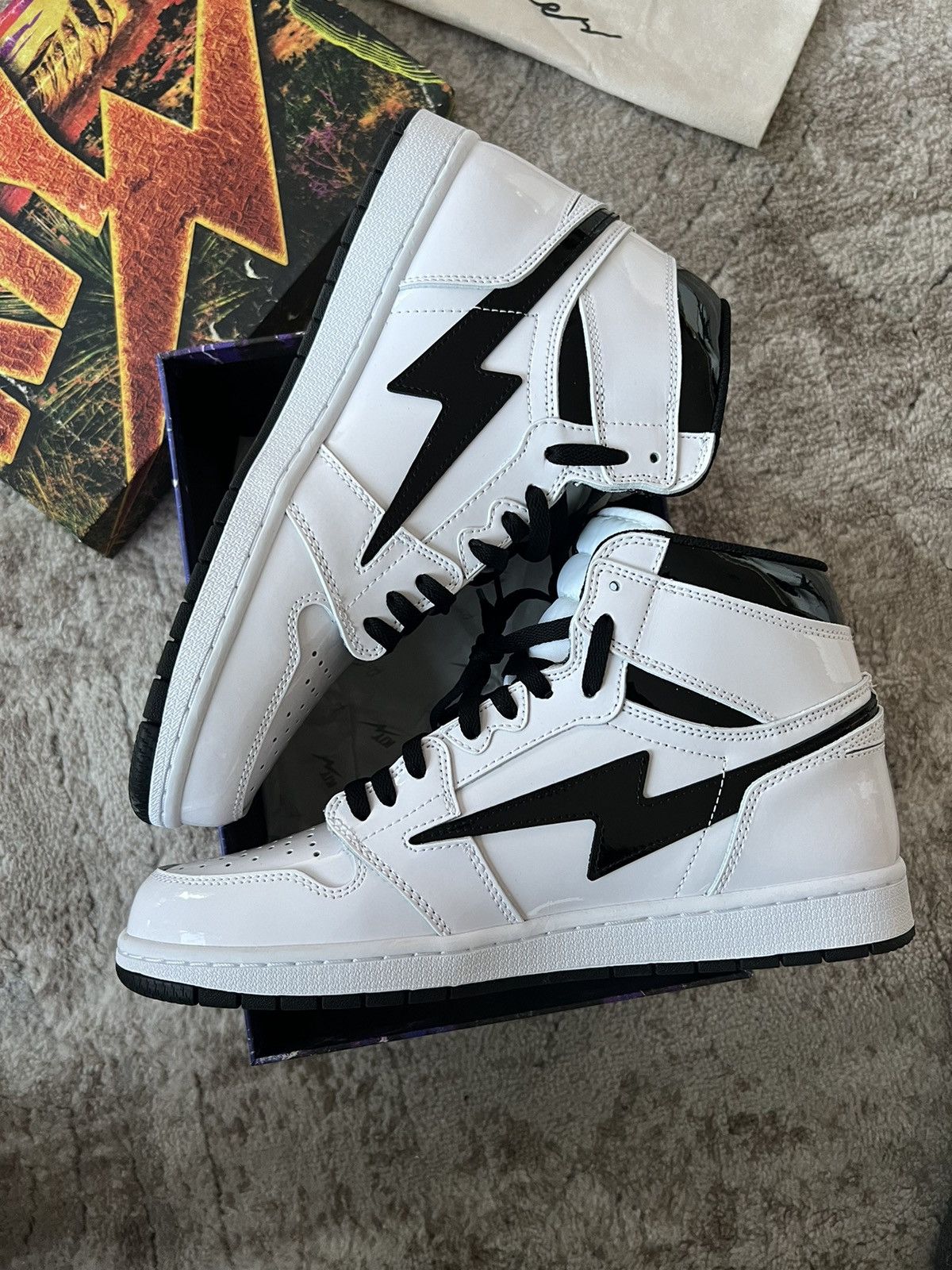 Reves Paris Reves Paris Sport / Kiy 85 Hi “The Lox Edition” White Size US 11.5 / EU 44-45 - 3 Thumbnail