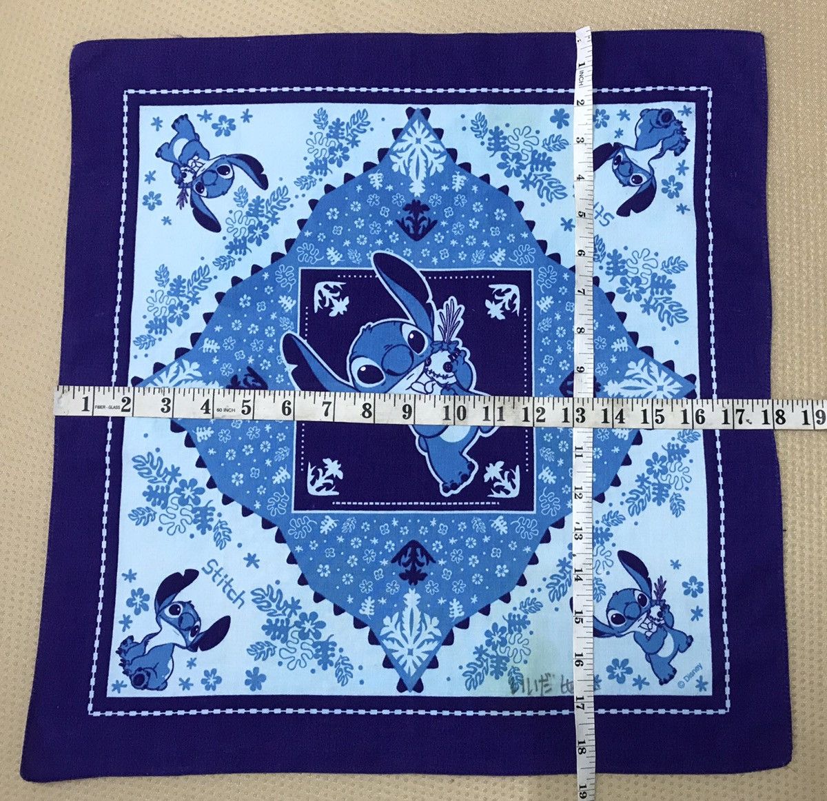 Cartoon Network × Disney × Japanese Brand lilo & stitch bandana handkerchief pocket square Size ONE SIZE - 3 Thumbnail
