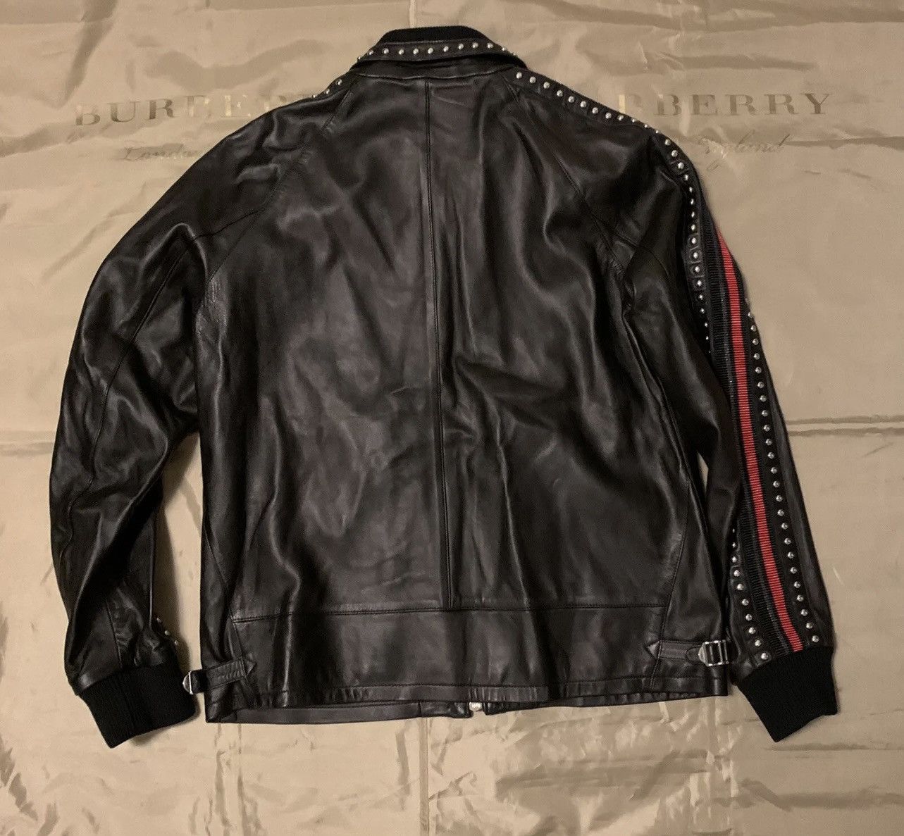 Dsquared2 dsquared2 Leather Studded Leather Jacket Size 50 $2980 Size US M / EU 48-50 / 2 - 4 Thumbnail